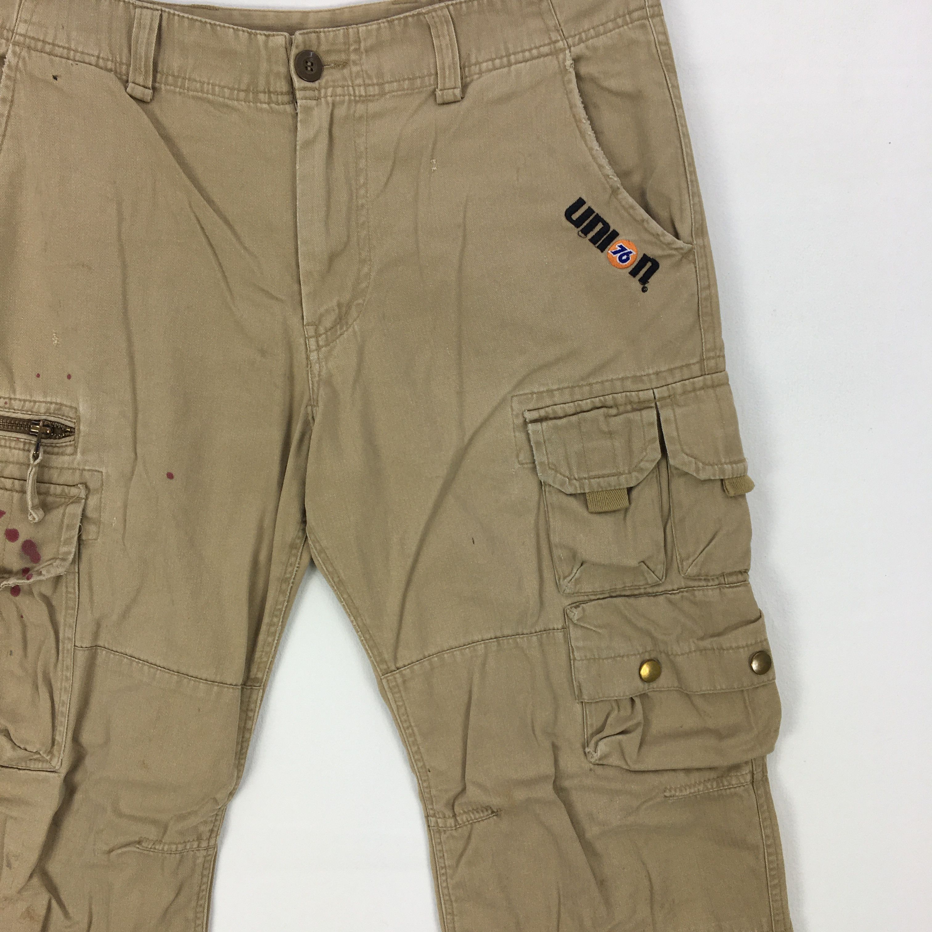 Japanese Brand × Vintage Union 76 Product Cargo Pants Japanese Racing Trousers Size US 32 / EU 48 - 4 Thumbnail