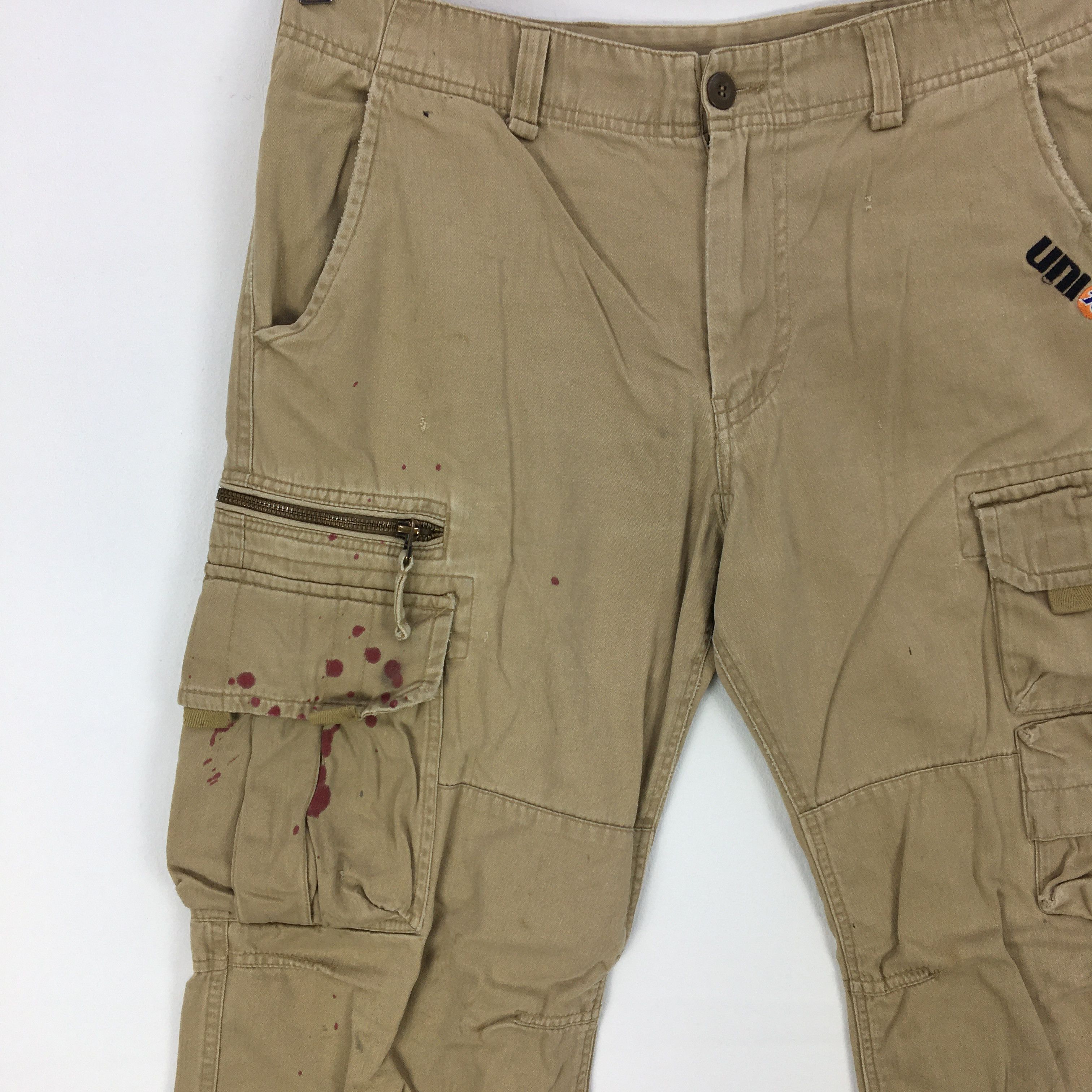 Japanese Brand × Vintage Union 76 Product Cargo Pants Japanese Racing Trousers Size US 32 / EU 48 - 5 Thumbnail