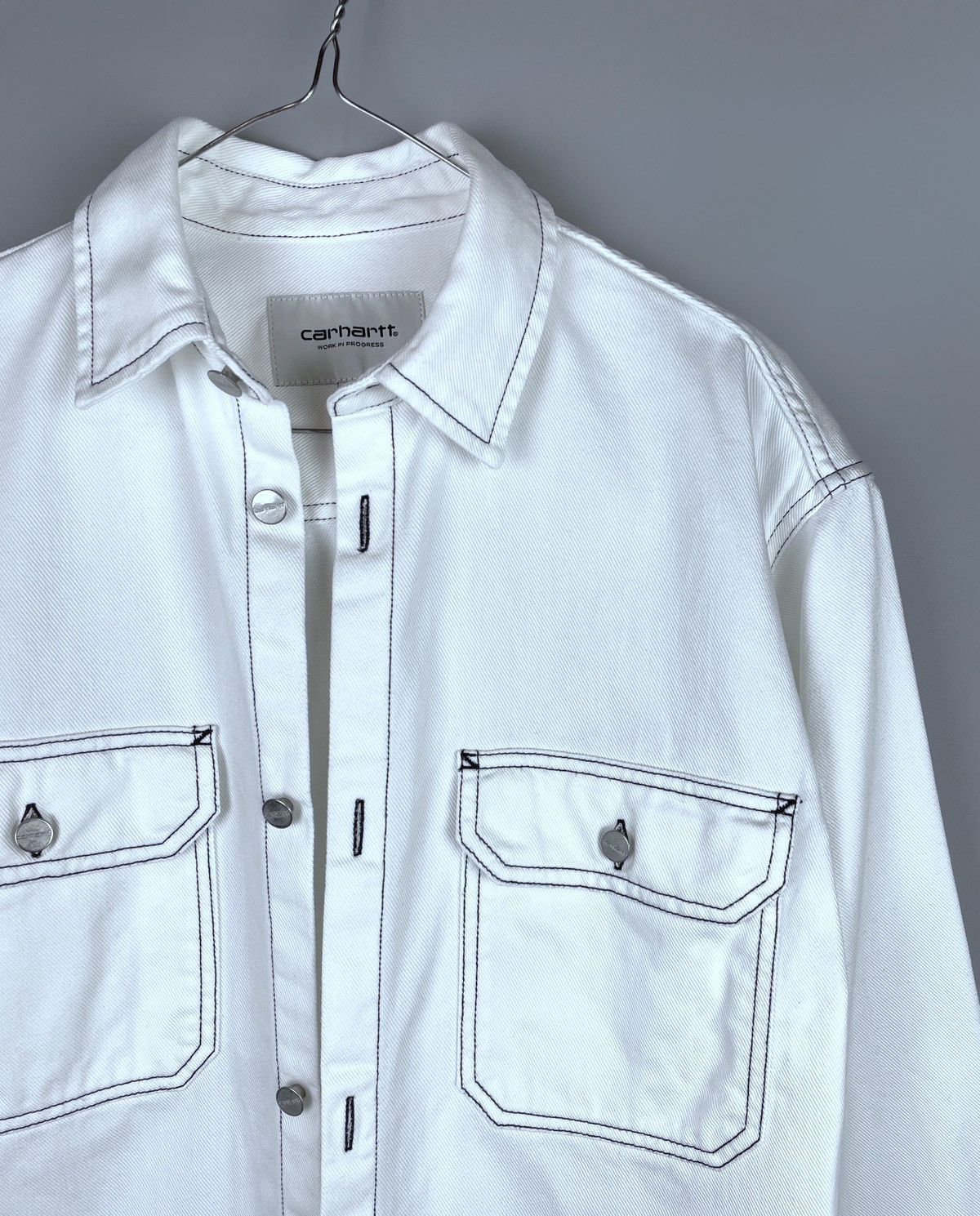 Carhartt Carhartt WIP Cotton Twill Denim Pocket LS Overshirt Size S Size US S / EU 44-46 / 1 - 2 Thumbnail