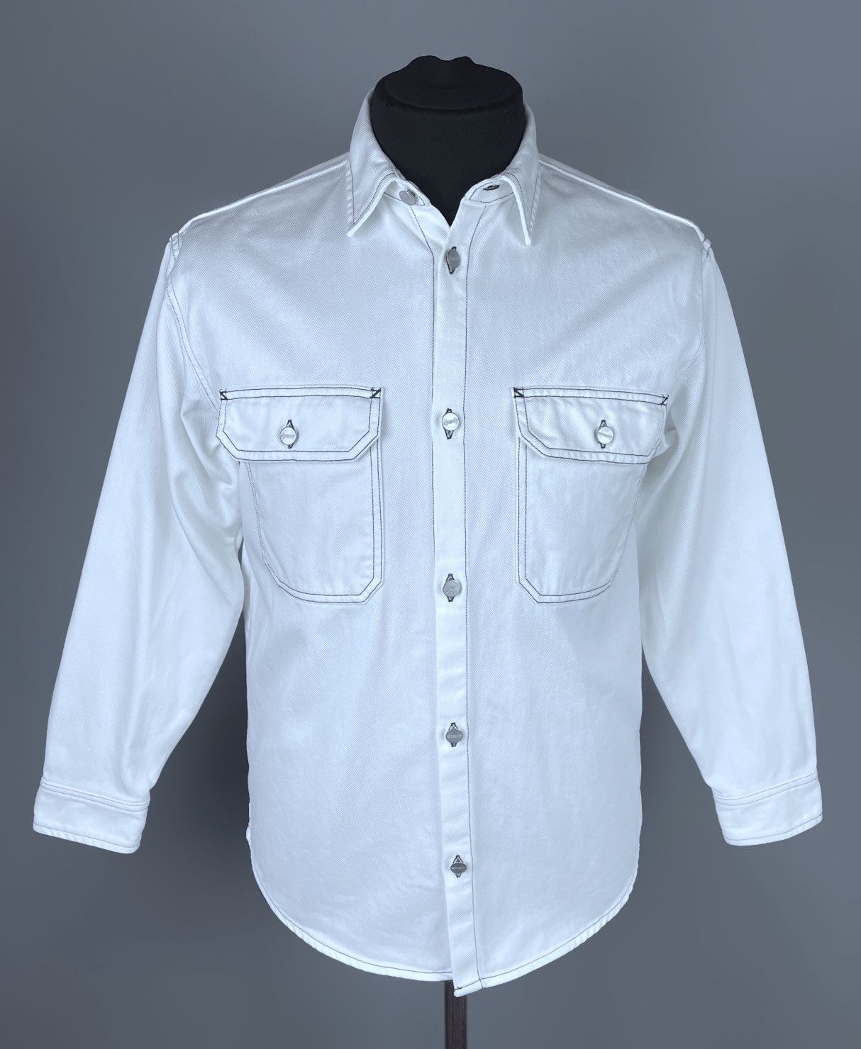 Carhartt Carhartt WIP Cotton Twill Denim Pocket LS Overshirt Size S Size US S / EU 44-46 / 1 - 4 Thumbnail