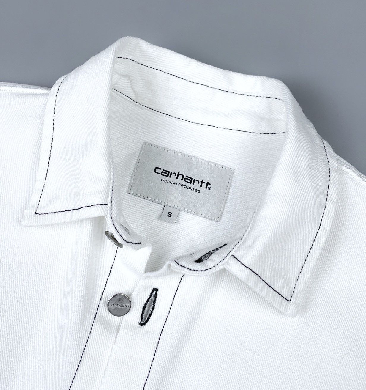 Carhartt Carhartt WIP Cotton Twill Denim Pocket LS Overshirt Size S Size US S / EU 44-46 / 1 - 8 Thumbnail