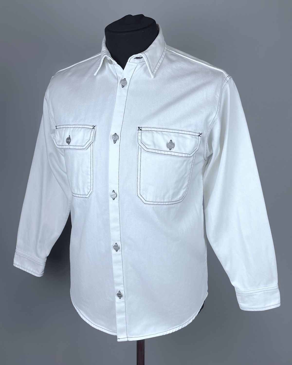 Carhartt Carhartt WIP Cotton Twill Denim Pocket LS Overshirt Size S Size US S / EU 44-46 / 1 - 5 Thumbnail