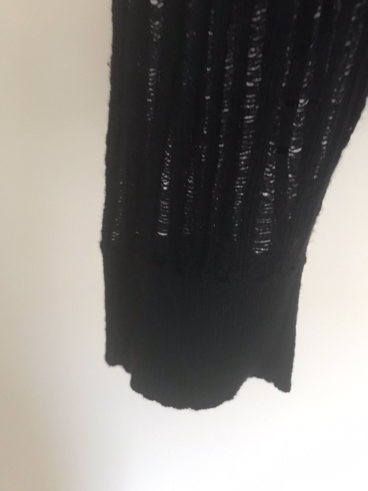 Dior × Hedi Slimane DIOR HOMME BY HEDI SLIMANE L/SLEEVE MESH KNIT TOP - SS2007 Size US L / EU 52-54 / 3 - 8 Thumbnail