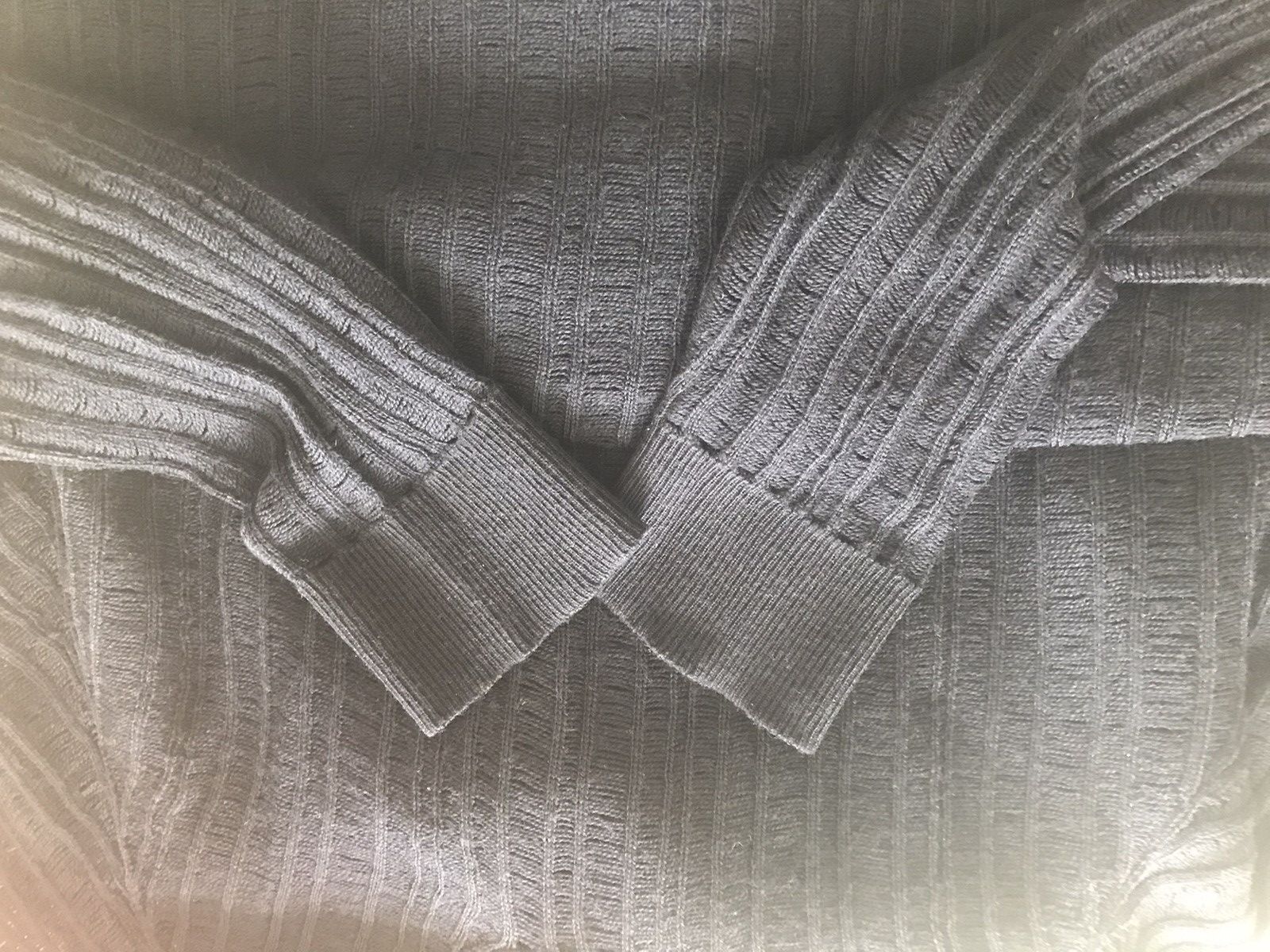 Dior × Hedi Slimane DIOR HOMME BY HEDI SLIMANE L/SLEEVE MESH KNIT TOP - SS2007 Size US L / EU 52-54 / 3 - 17 Thumbnail