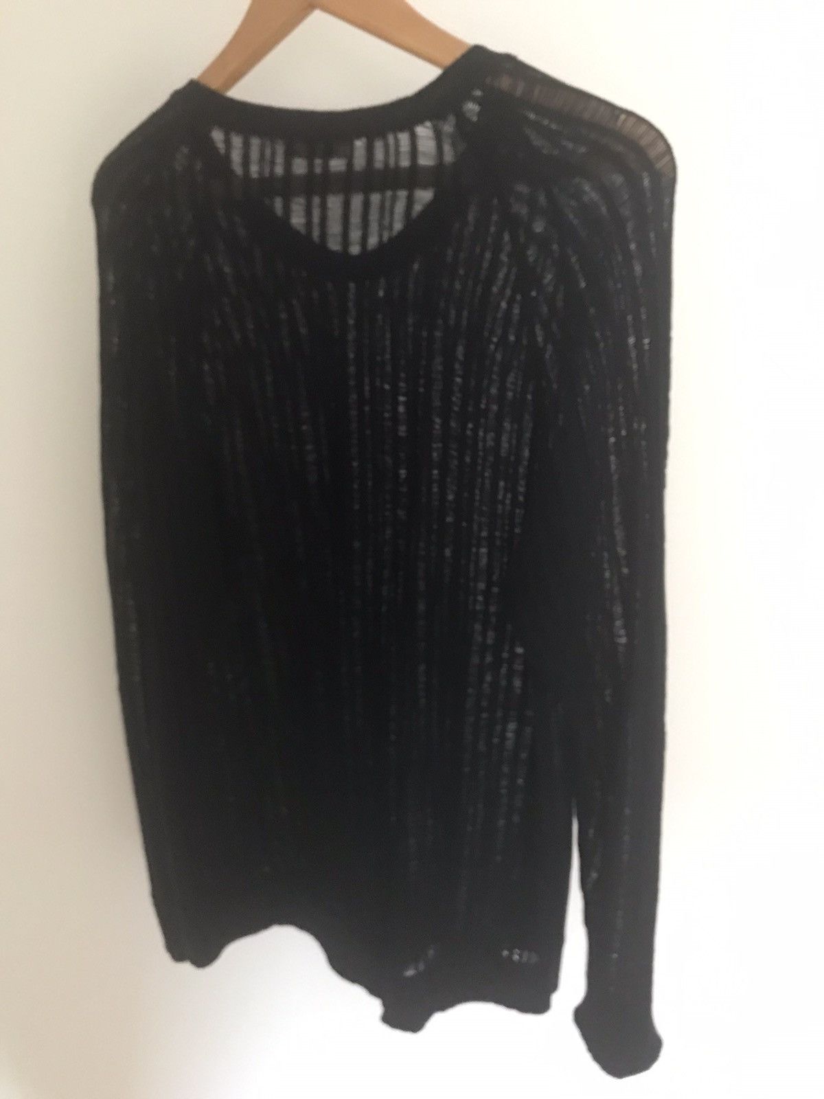 Dior × Hedi Slimane DIOR HOMME BY HEDI SLIMANE L/SLEEVE MESH KNIT TOP - SS2007 Size US L / EU 52-54 / 3 - 5 Thumbnail