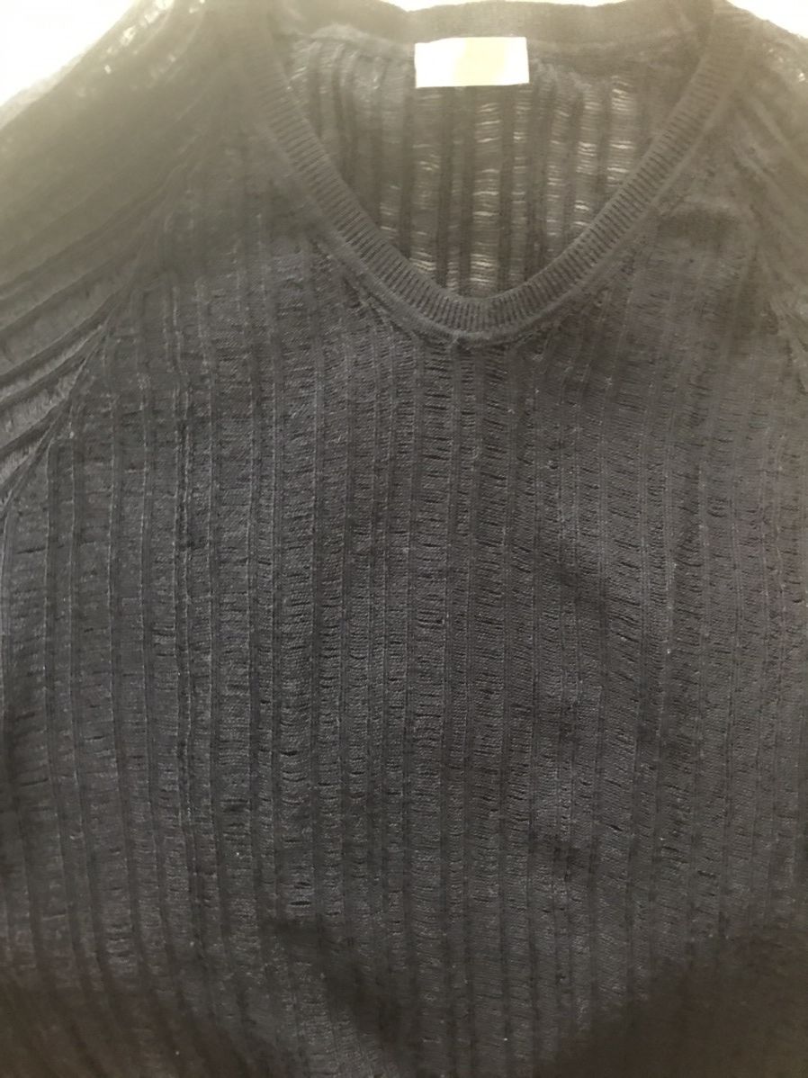 Dior × Hedi Slimane DIOR HOMME BY HEDI SLIMANE L/SLEEVE MESH KNIT TOP - SS2007 Size US L / EU 52-54 / 3 - 9 Thumbnail