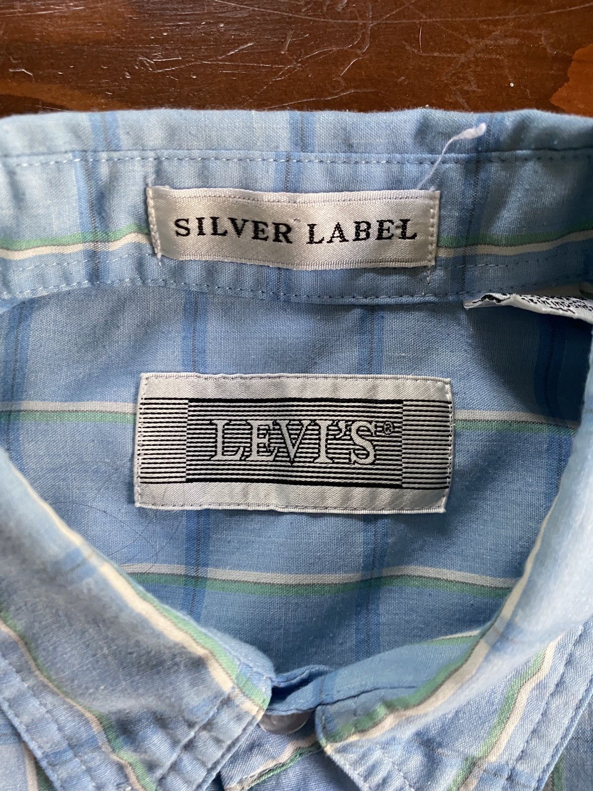 Levi's Vintage 1990 Levis Silver Label Plaid Short Sleeve Button Up Size US M / EU 48-50 / 2 - 9 Thumbnail