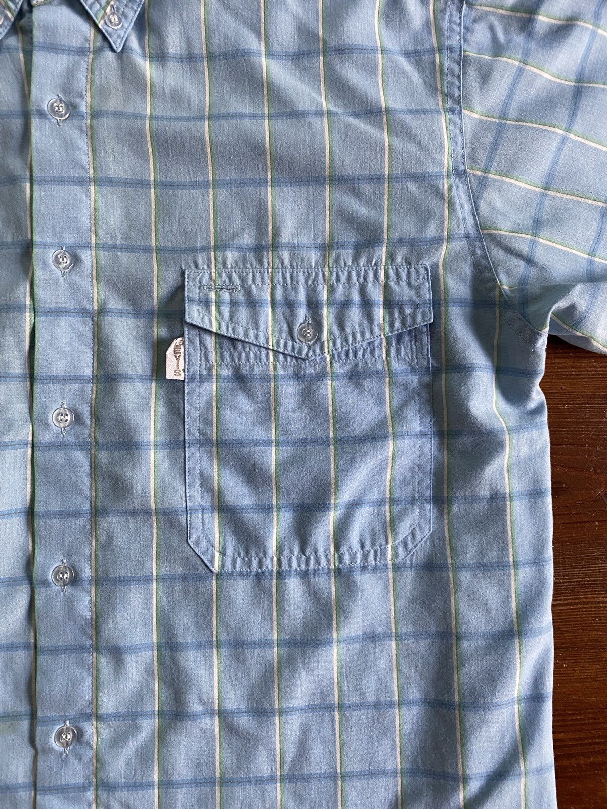 Levi's Vintage 1990 Levis Silver Label Plaid Short Sleeve Button Up Size US M / EU 48-50 / 2 - 7 Thumbnail