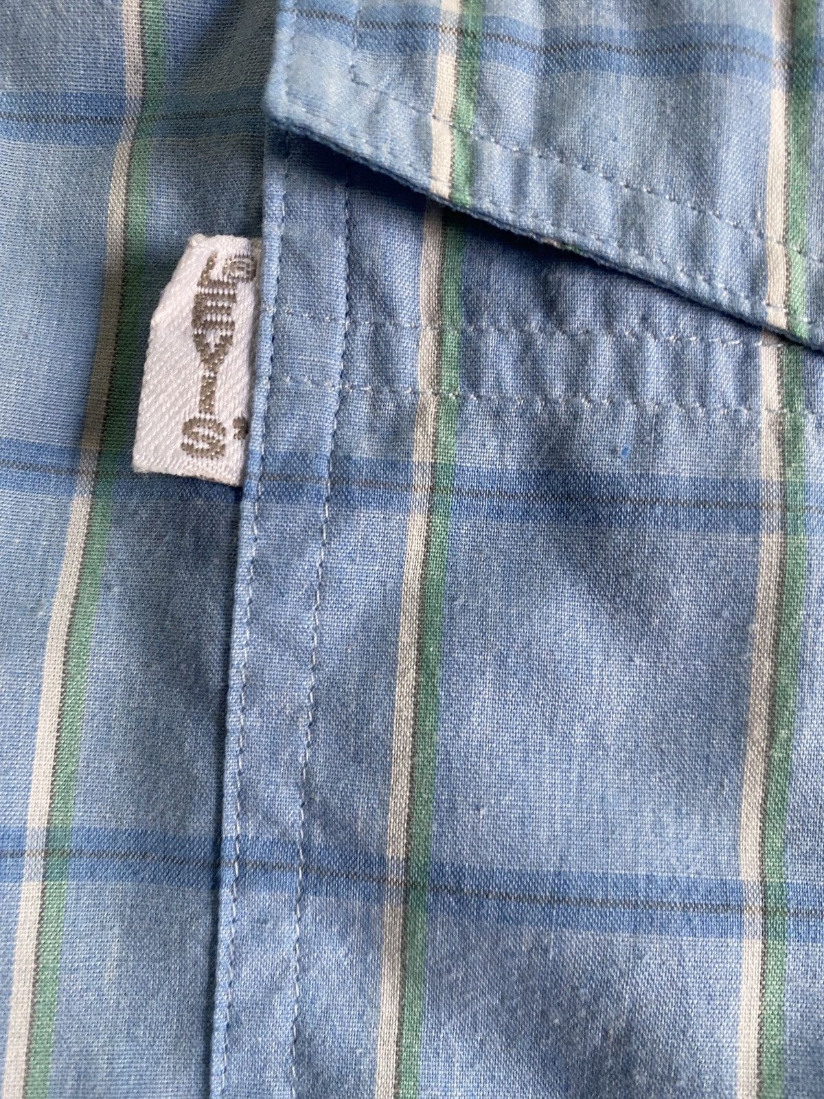 Levi's Vintage 1990 Levis Silver Label Plaid Short Sleeve Button Up Size US M / EU 48-50 / 2 - 4 Thumbnail