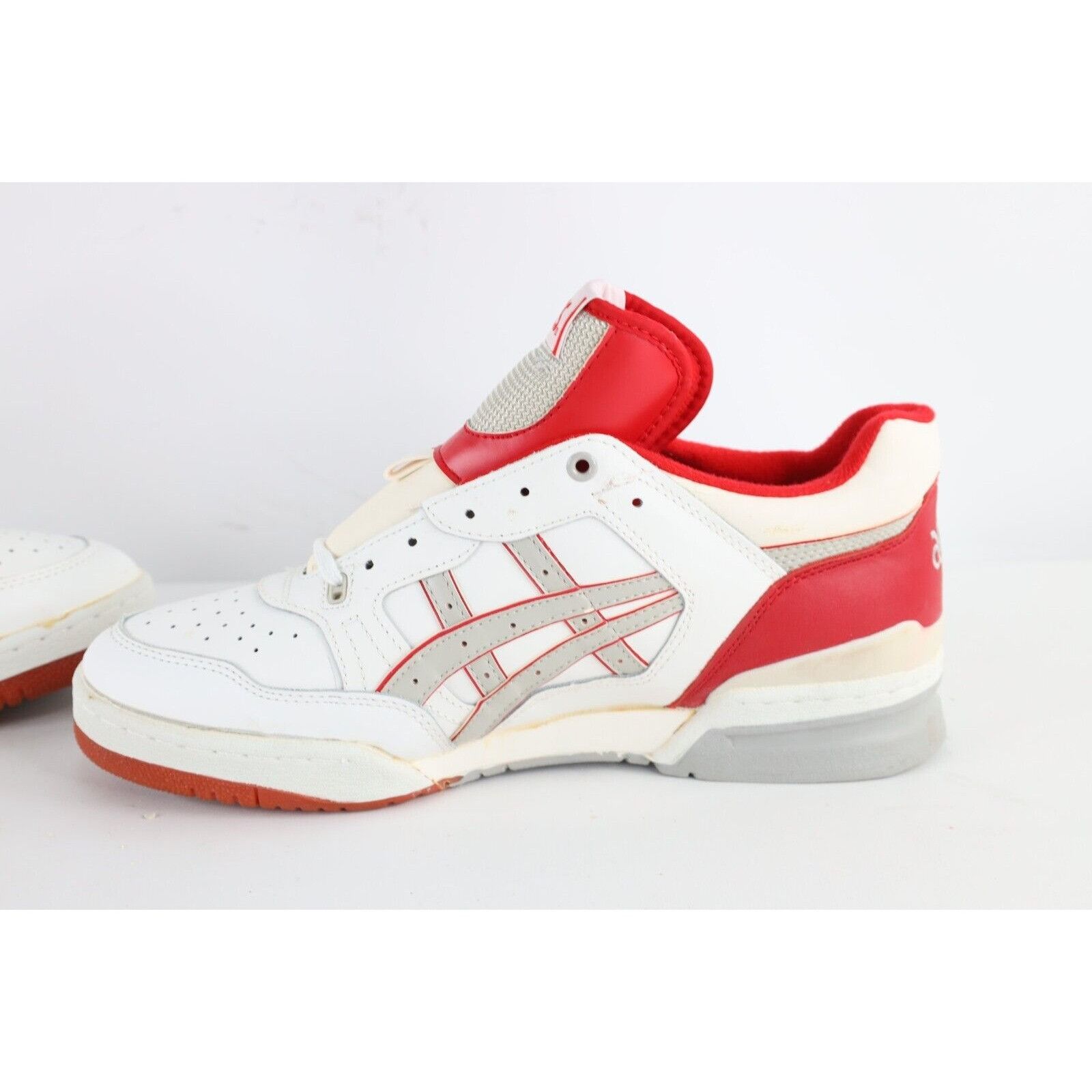 Asics × Vintage NOS Vtg 90s Asics Spell Out Gel Extreme Sneakers White Red Size US 13 / EU 46 - 7 Thumbnail