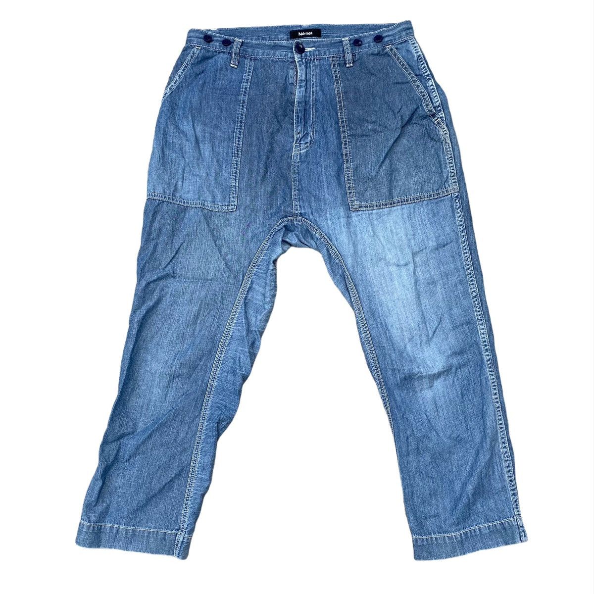 Issey Miyake Ne-Net Fatigue Jeans Size US 31 - 1 Thumbnail