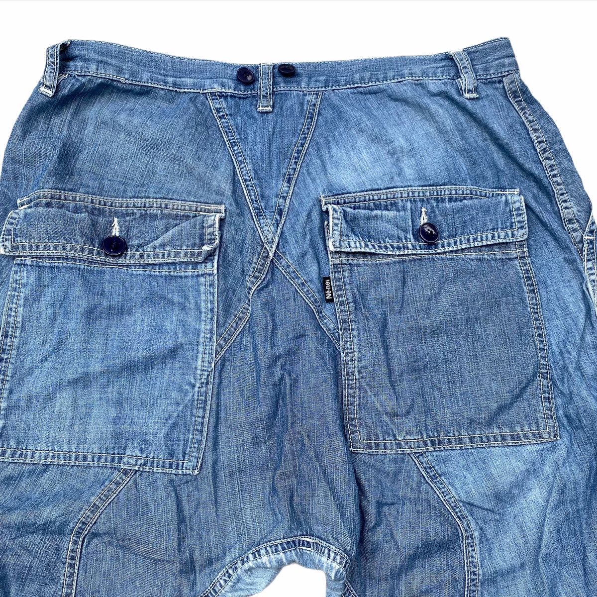 Issey Miyake Ne-Net Fatigue Jeans Size US 31 - 4 Thumbnail