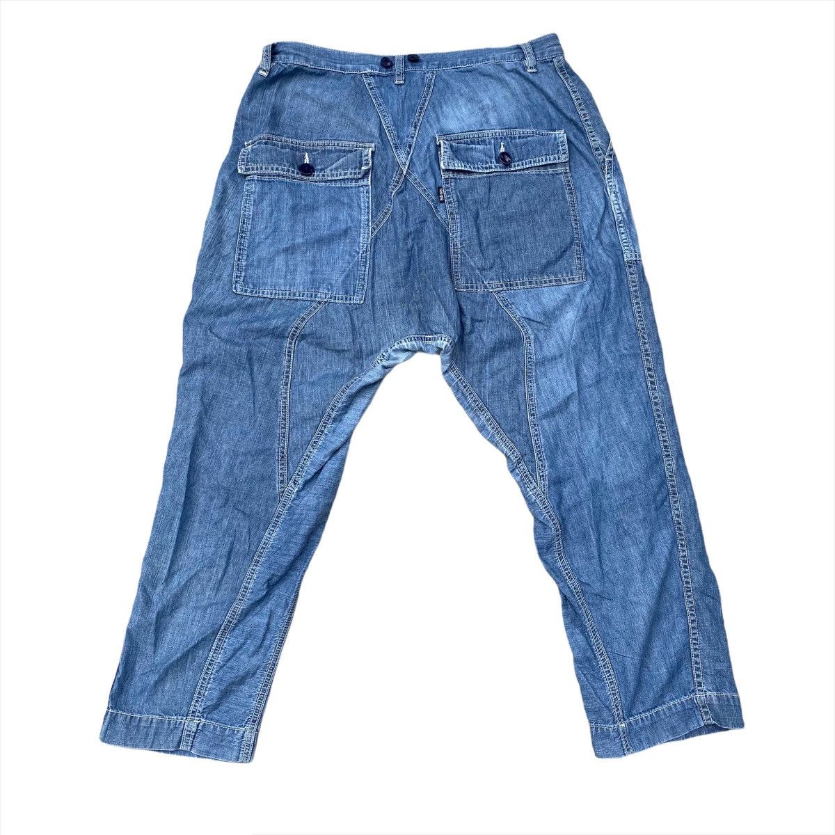 Issey Miyake Ne-Net Fatigue Jeans Size US 31 - 3 Thumbnail