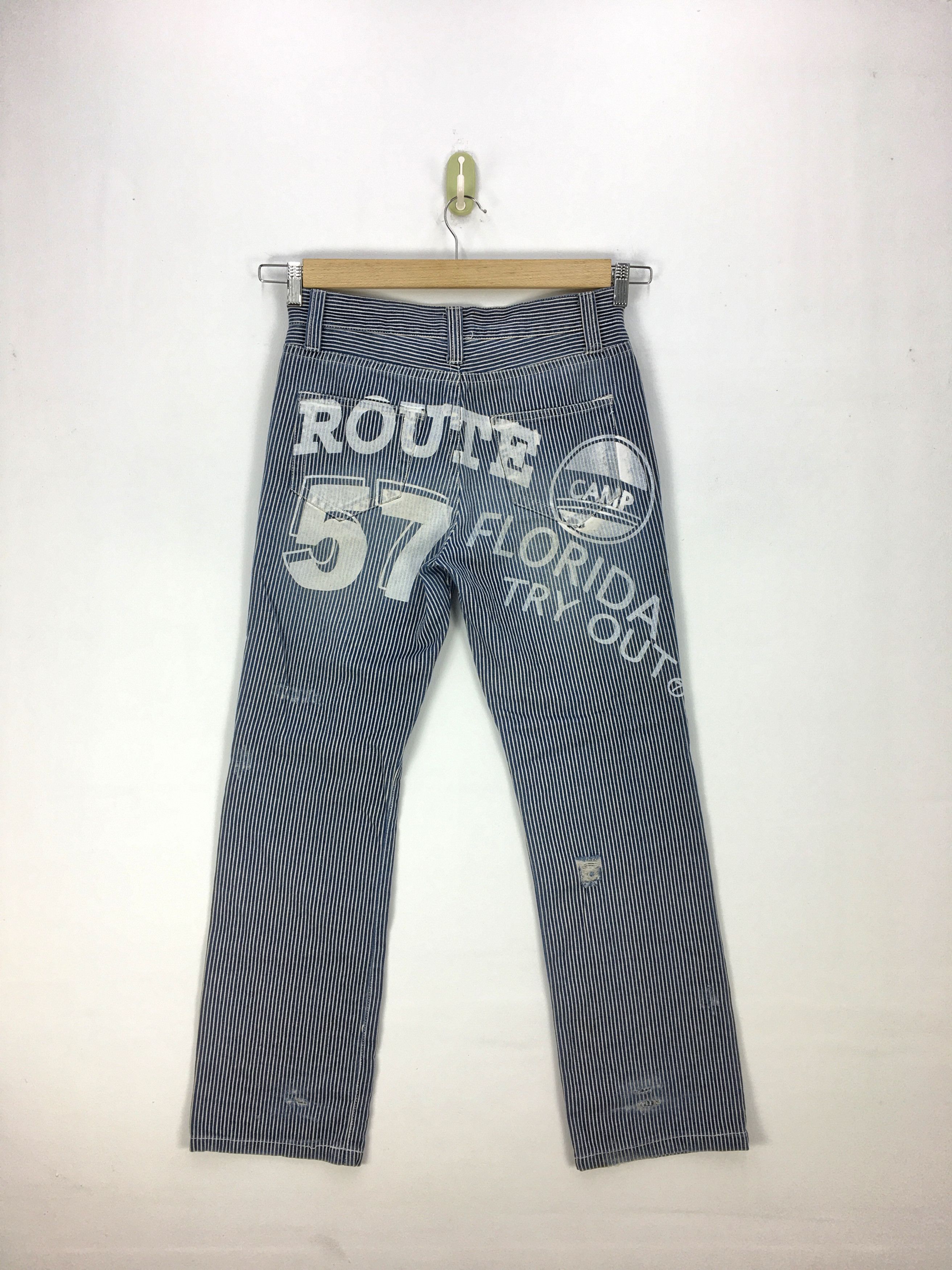 Japanese Brand Route 57 Japanese Hickory Jeans Pants Trousers - BS45462. Size 28" / US 6 / IT 42 - 1 Thumbnail