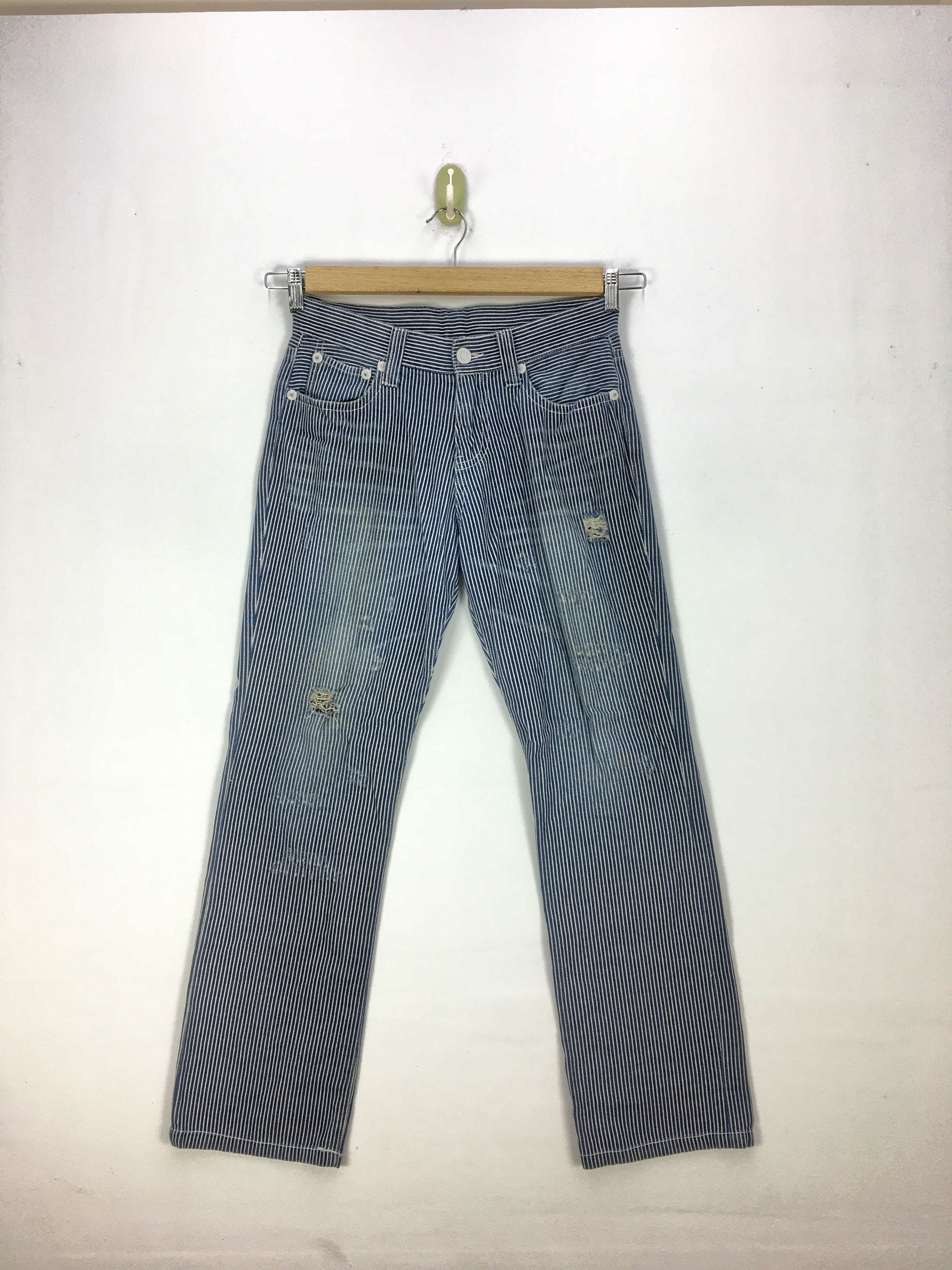 Japanese Brand Route 57 Japanese Hickory Jeans Pants Trousers - BS45462. Size 28" / US 6 / IT 42 - 2 Thumbnail