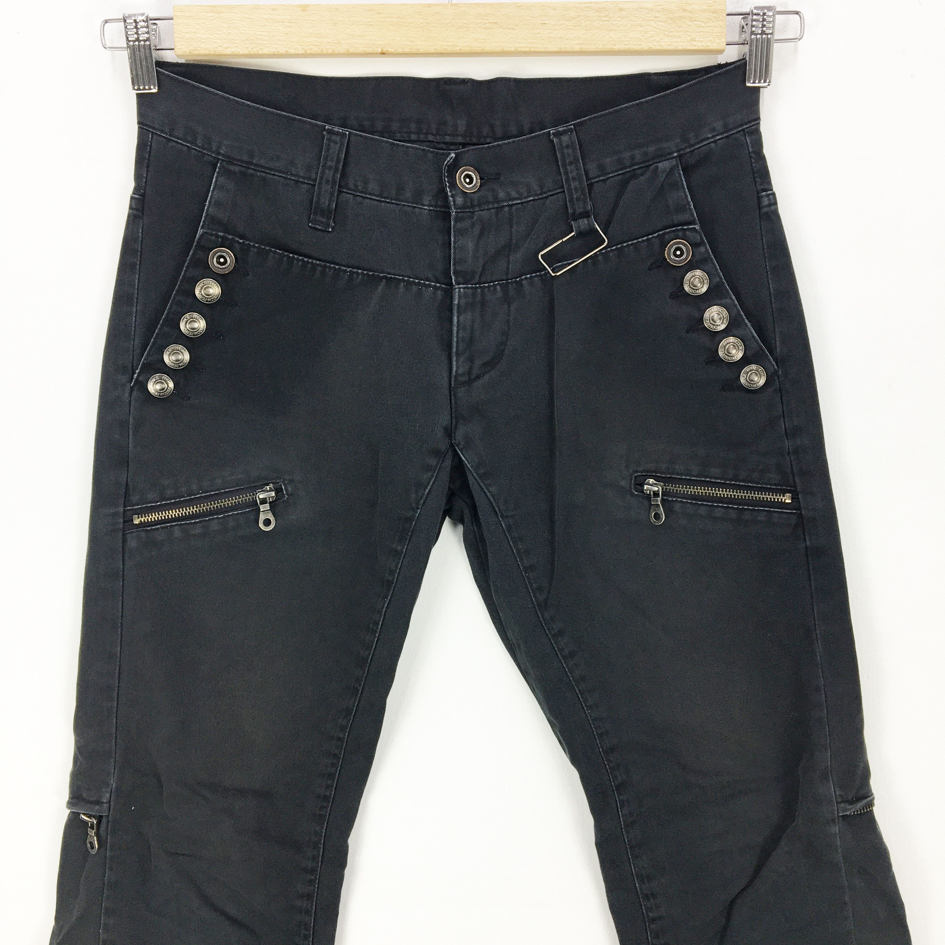 If Six Was Nine × Japanese Brand × PPFM PPFM Jeans Japanese Punk Denim Pants Punk Trousers Size US 30 / EU 46 - 3 Thumbnail