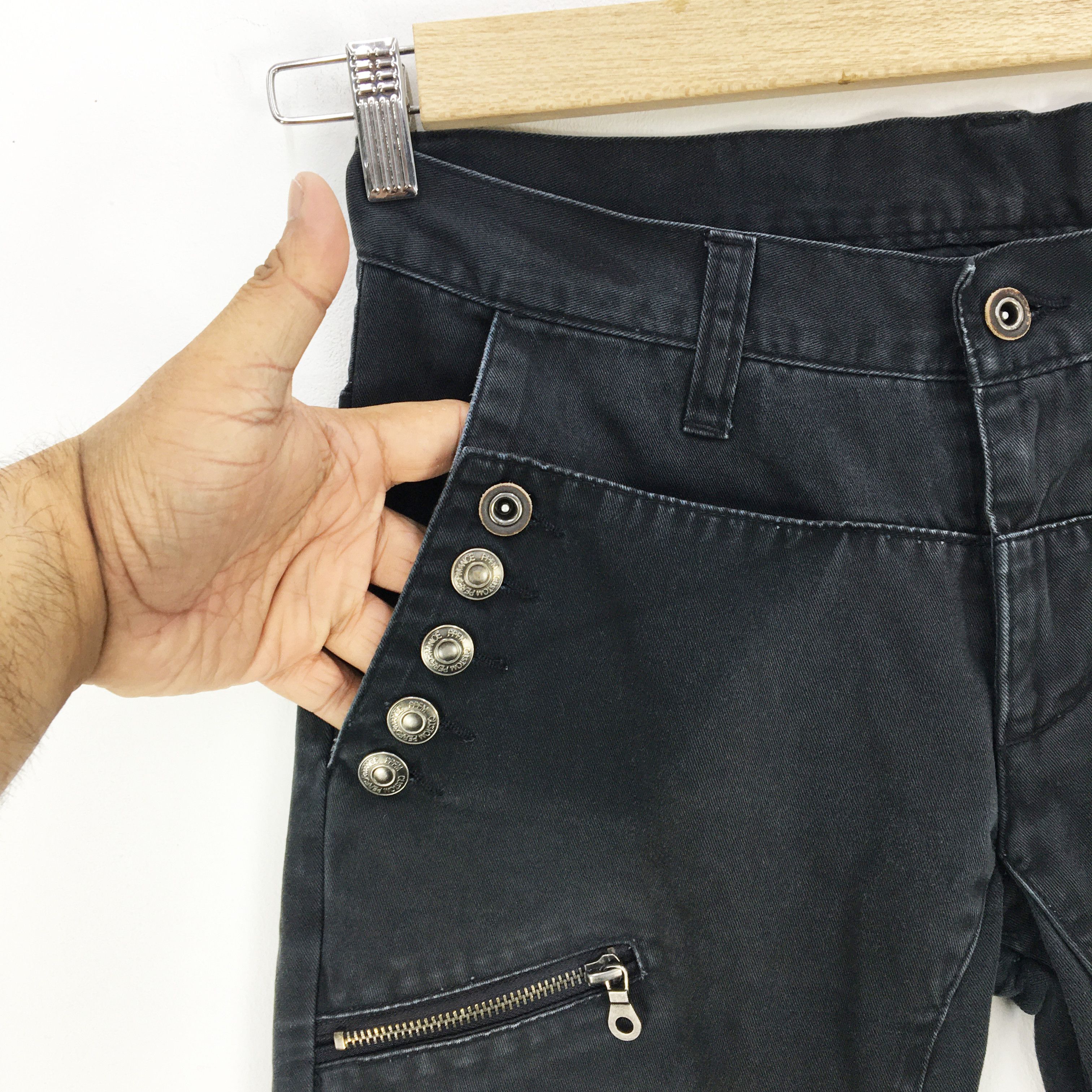 If Six Was Nine × Japanese Brand × PPFM PPFM Jeans Japanese Punk Denim Pants Punk Trousers Size US 30 / EU 46 - 16 Thumbnail