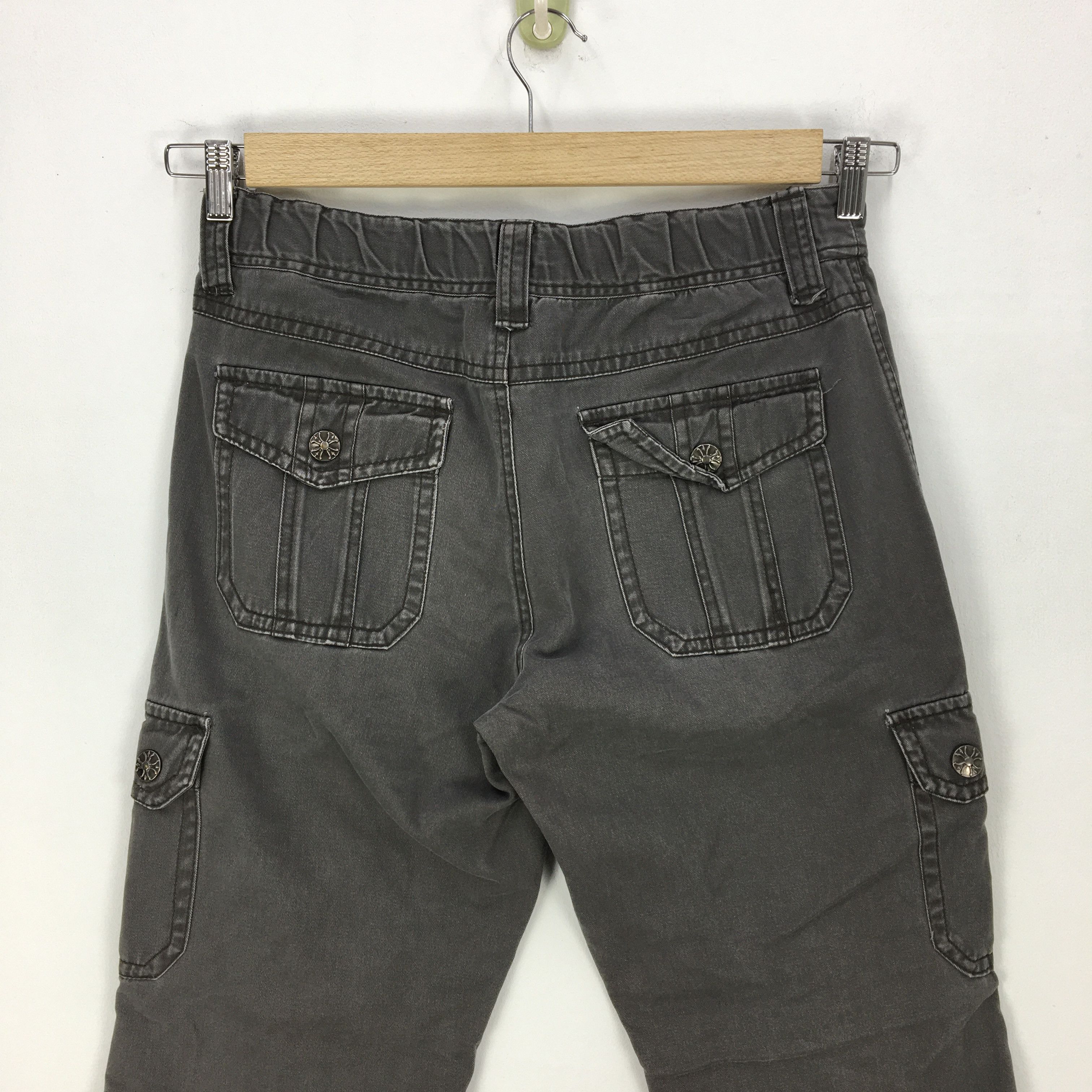 Japanese Brand × Vintage Japanese Cargo Pants Craz Multi Pocket Camping Trousers Size US 32 / EU 48 - 4 Thumbnail