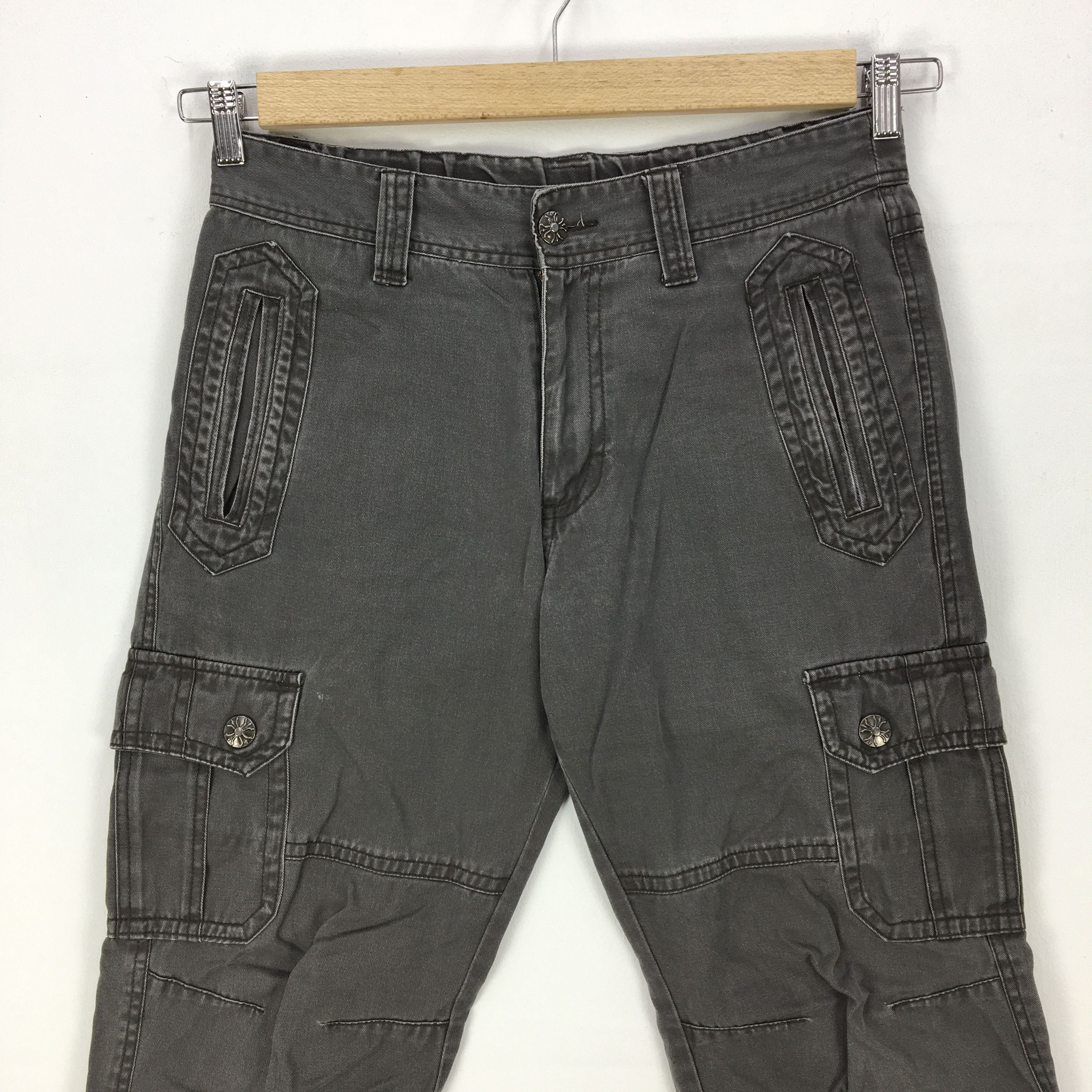 Japanese Brand × Vintage Japanese Cargo Pants Craz Multi Pocket Camping Trousers Size US 32 / EU 48 - 3 Thumbnail