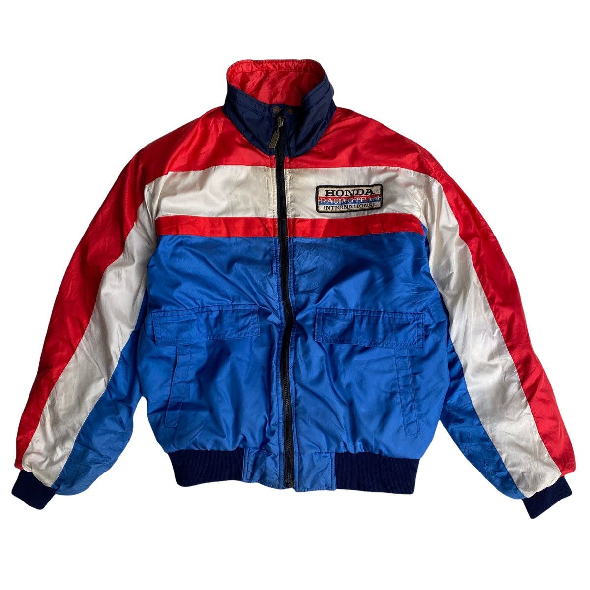 image of Gear For Sports x Honda Vintage Honda International Racing Team Reversible Jacket (Size Large)