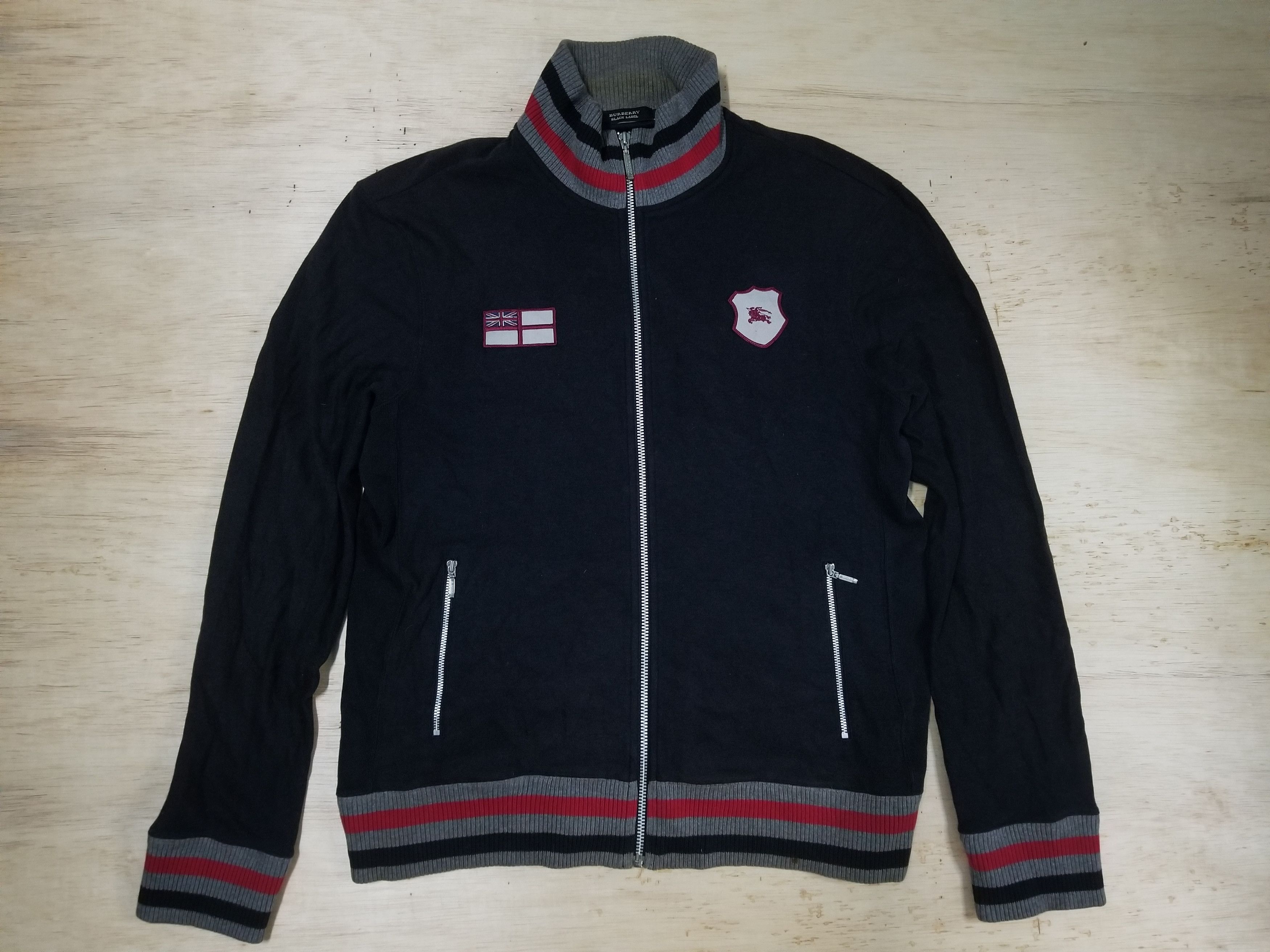 Burberry × Vintage Burberry Sweater Black label Size US S / EU 44-46 / 1 - 1 Thumbnail