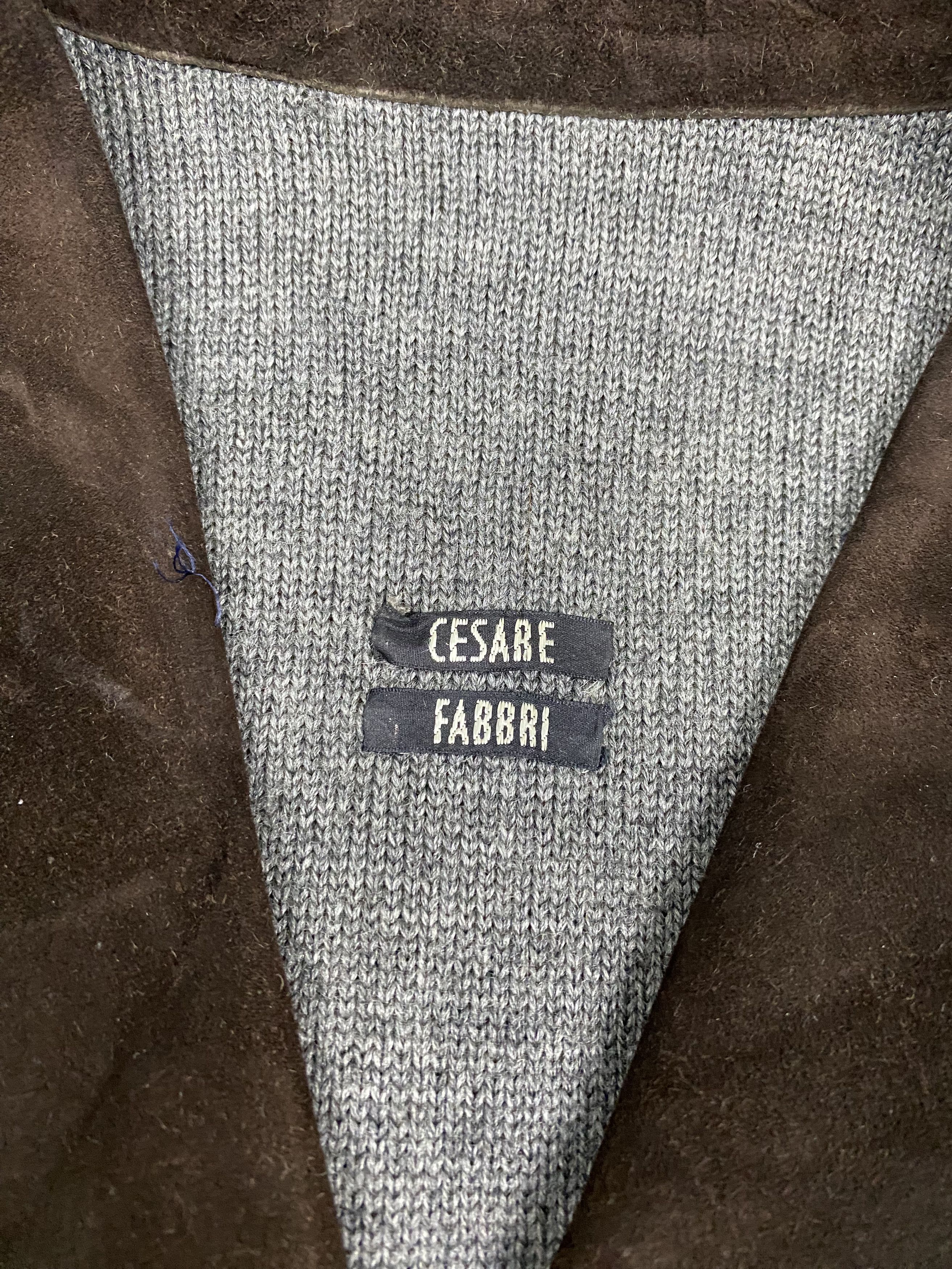 Vintage CESARE FABBRI Leather Jacket Made Italy Size US S / EU 44-46 / 1 - 10 Thumbnail