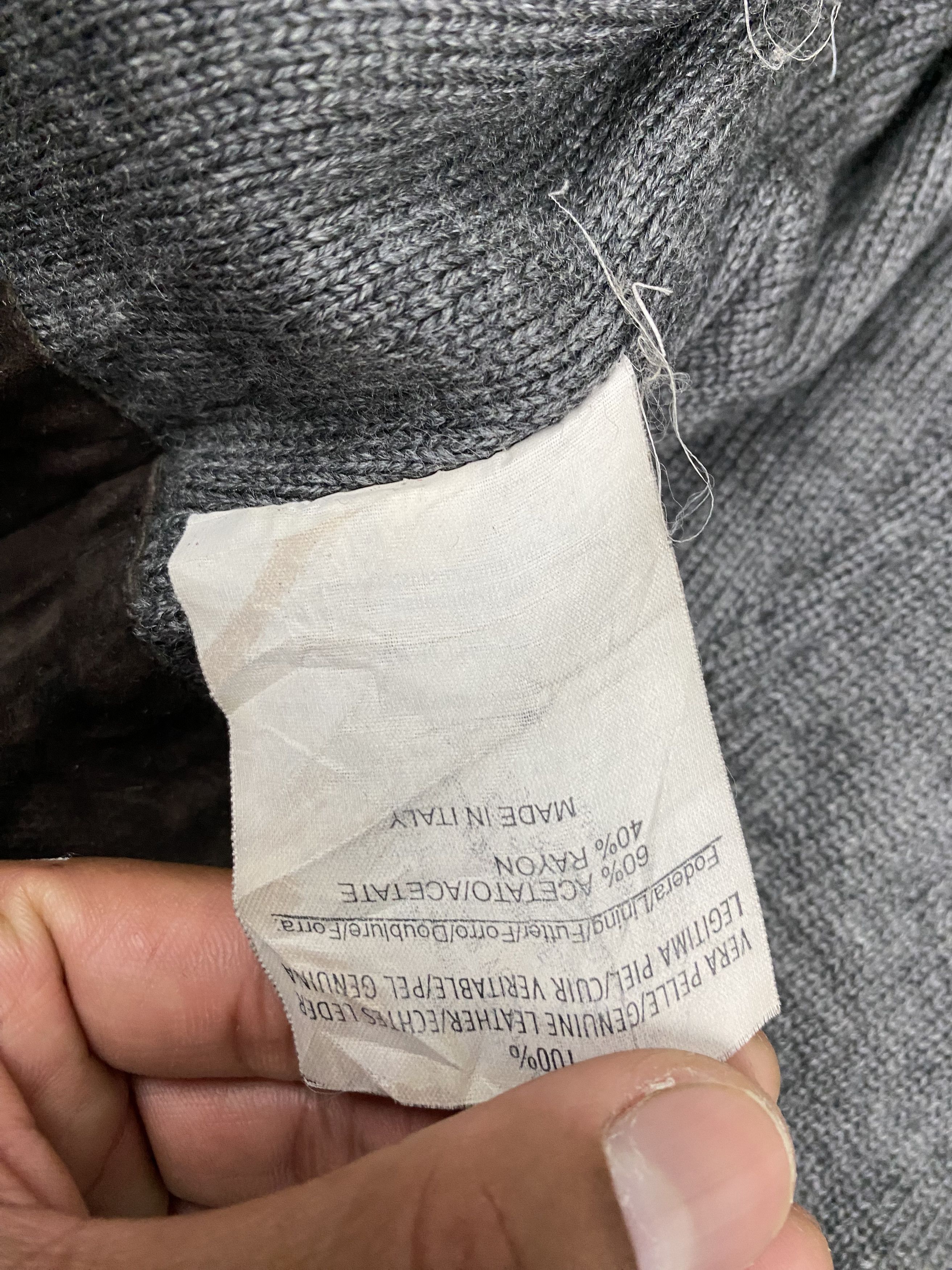 Vintage CESARE FABBRI Leather Jacket Made Italy Size US S / EU 44-46 / 1 - 9 Thumbnail