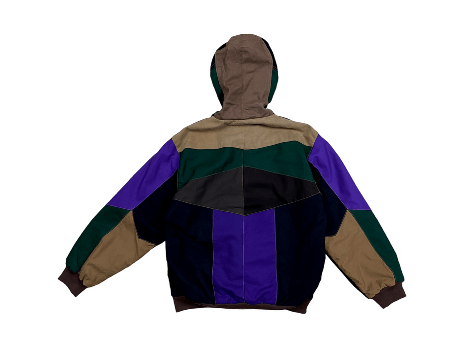 Custom Rework Carhartt Heavy Jacket Hoodie | Grailed
