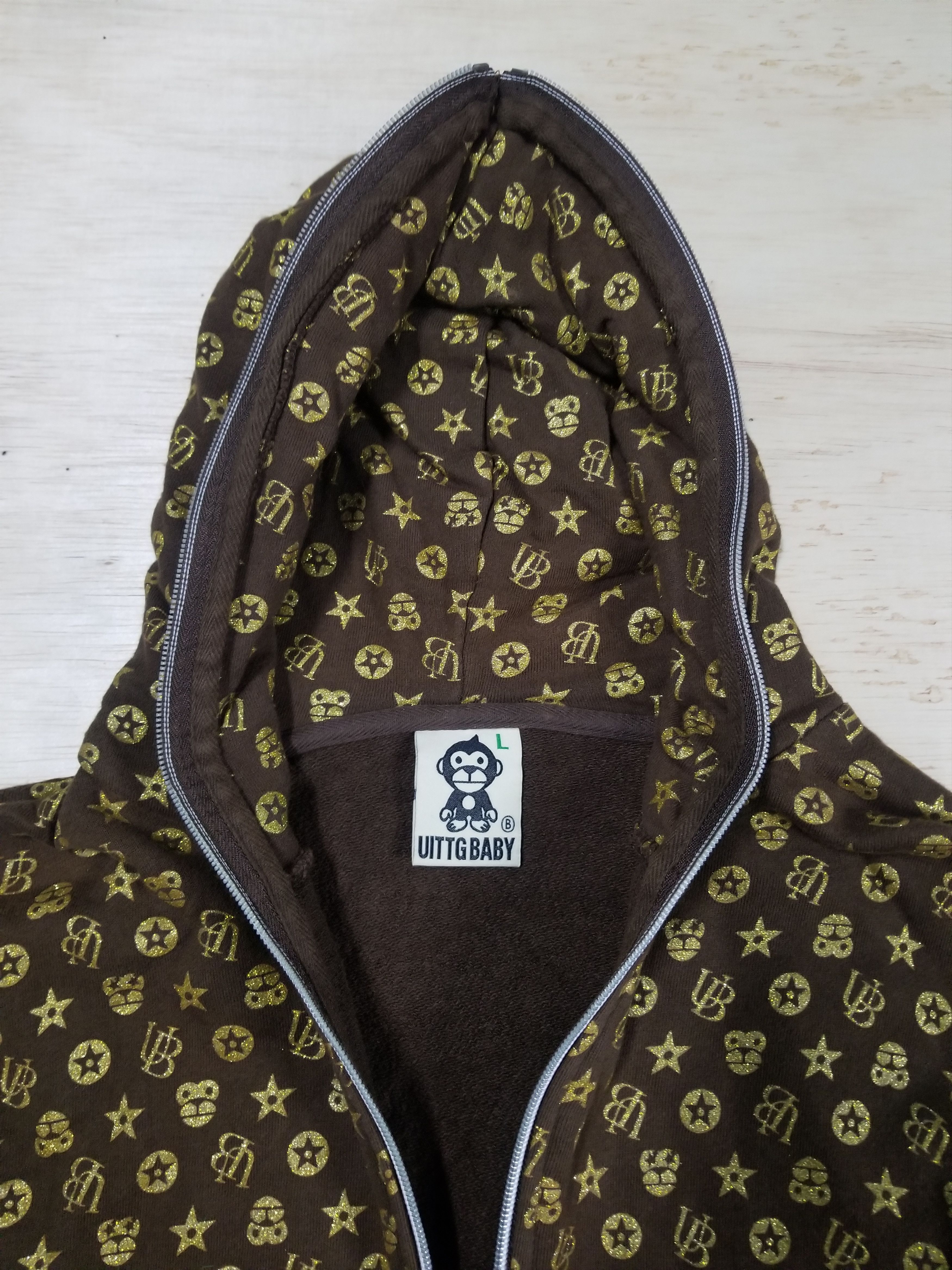 Japanese Brand × Vintage Hoodies UITG Baby Full Zip Bape Style Size US M / EU 48-50 / 2 - 4 Thumbnail