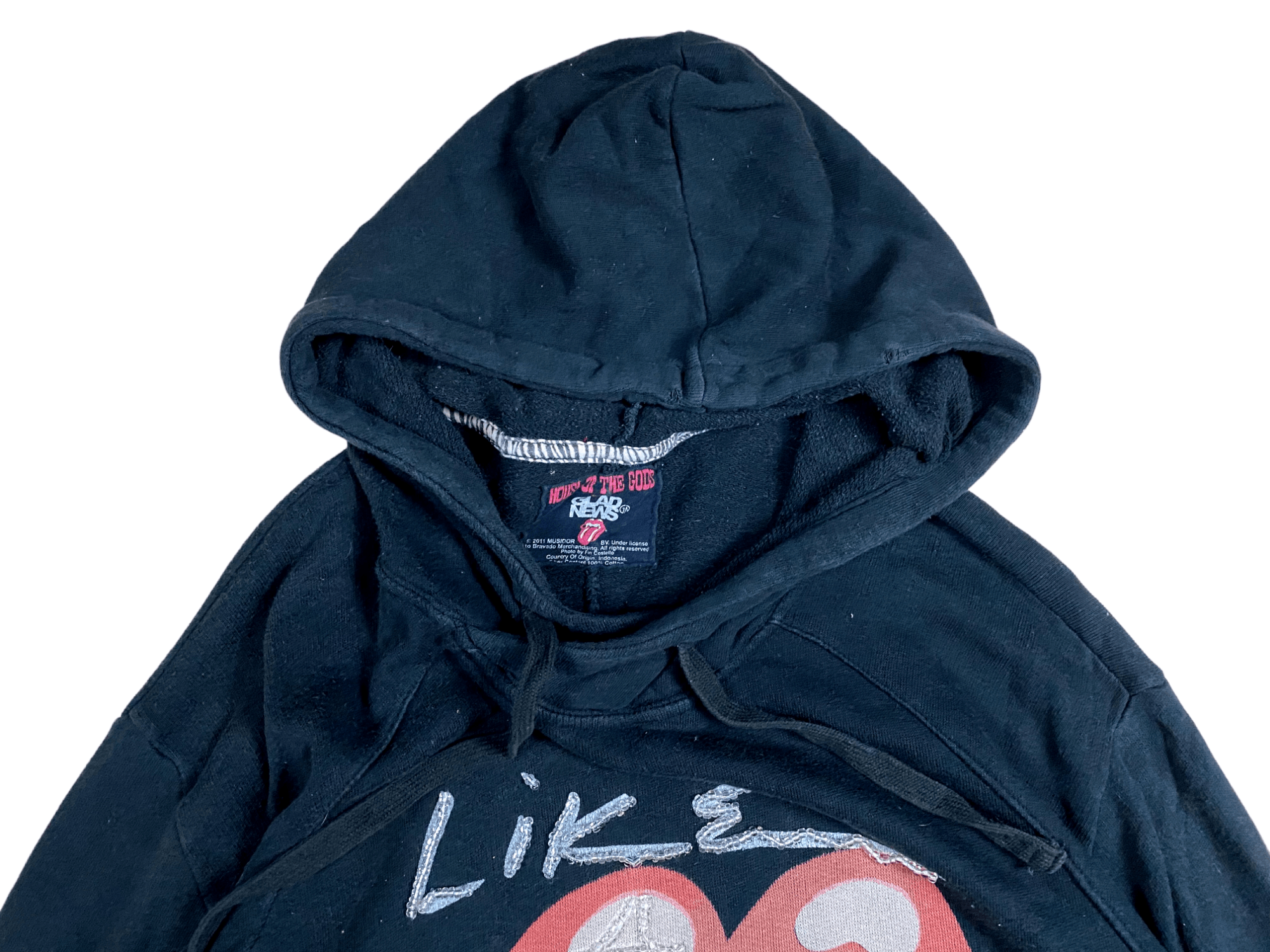 House Of The Gods × The Rolling Stones × Vintage Vintage Rolling Stone House Of The Gods LGB Style Hoodies Size US L / EU 52-54 / 3 - 5 Thumbnail