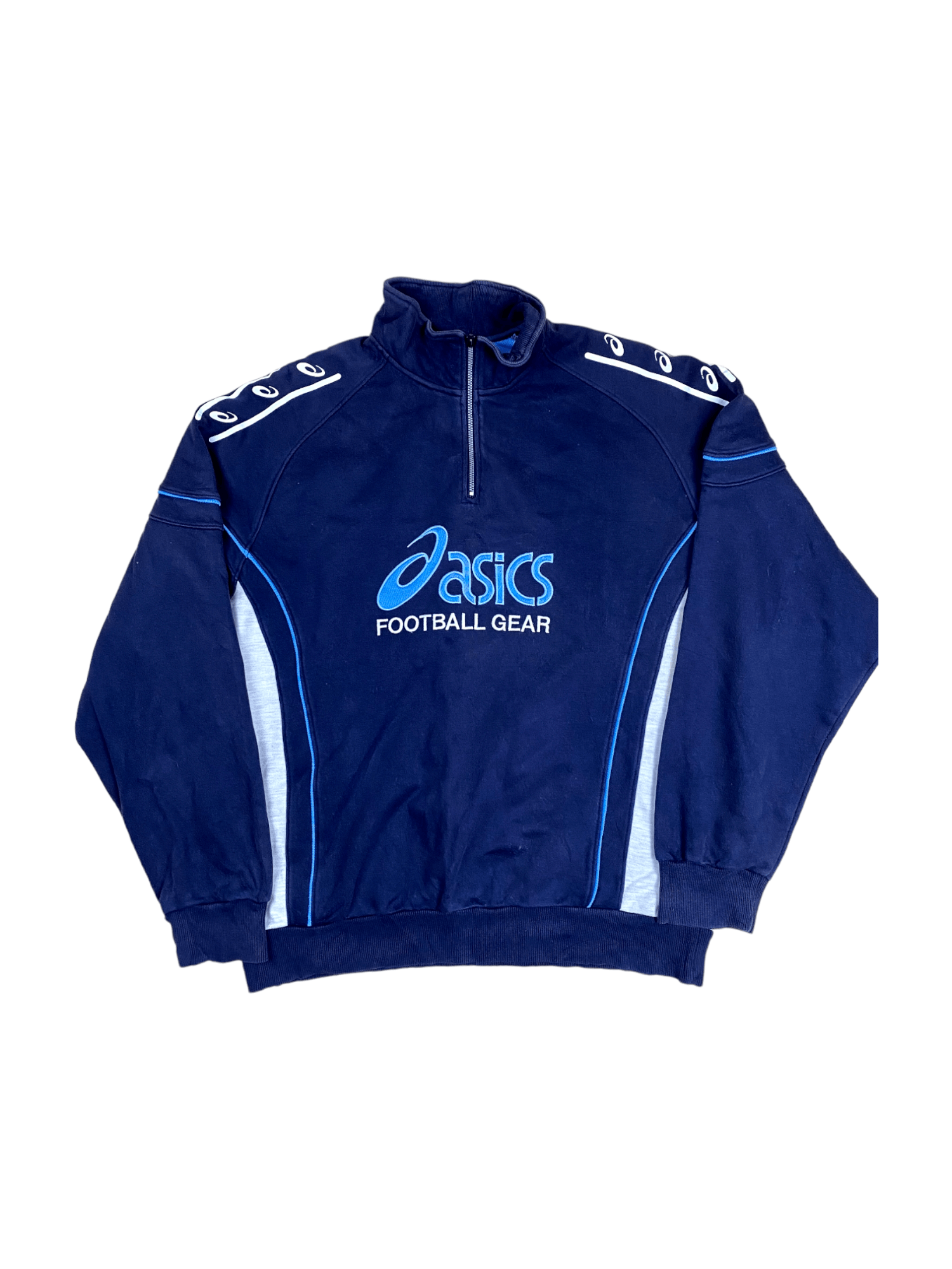 Asics Vintage Aasics Football Gear Sweatshirt Size US L / EU 52-54 / 3 - 1 Thumbnail