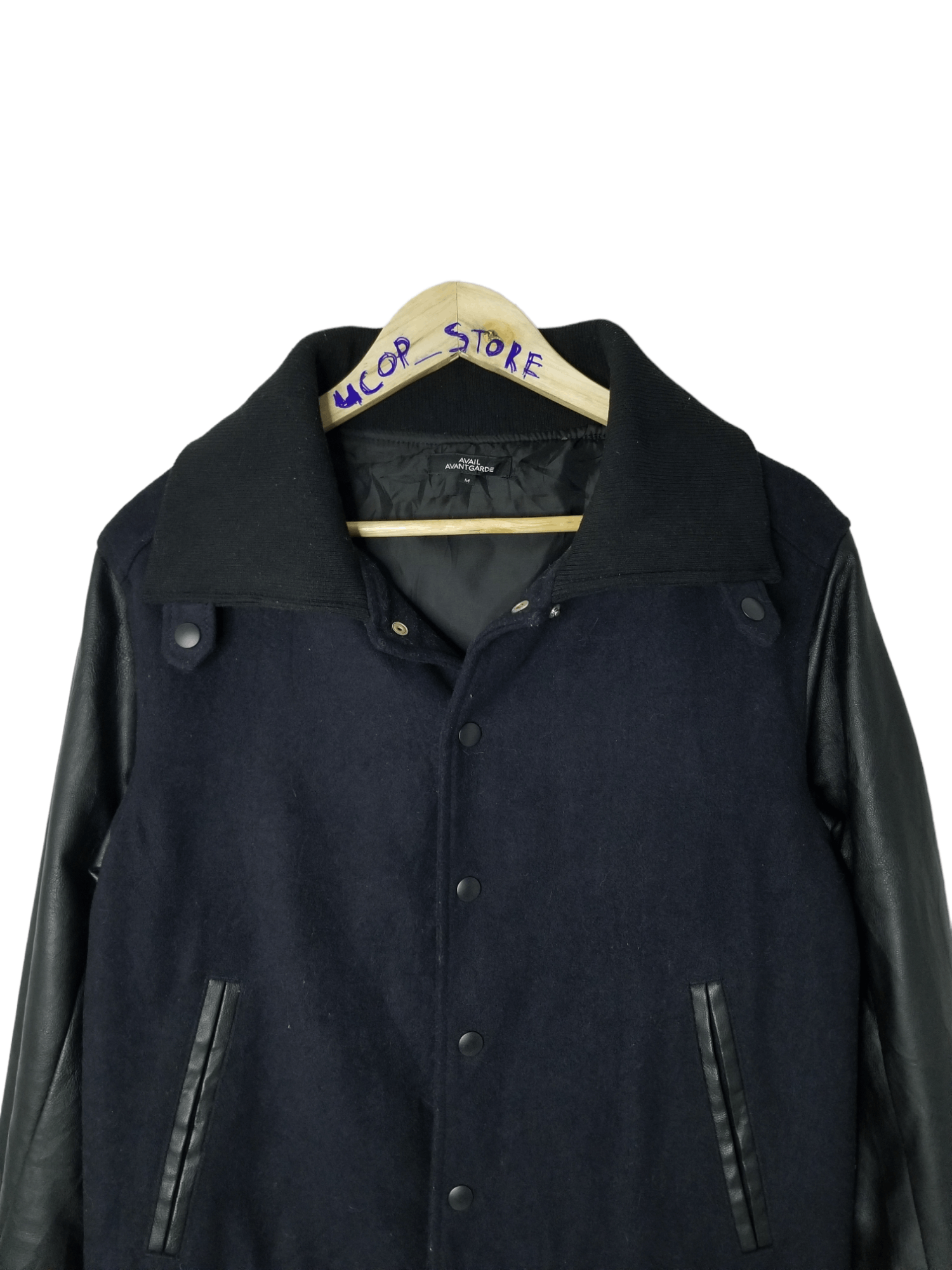 PPFM Wool Varsity PPFM Button Jacket Bomber Style Size US S / EU 44-46 / 1 - 8 Thumbnail
