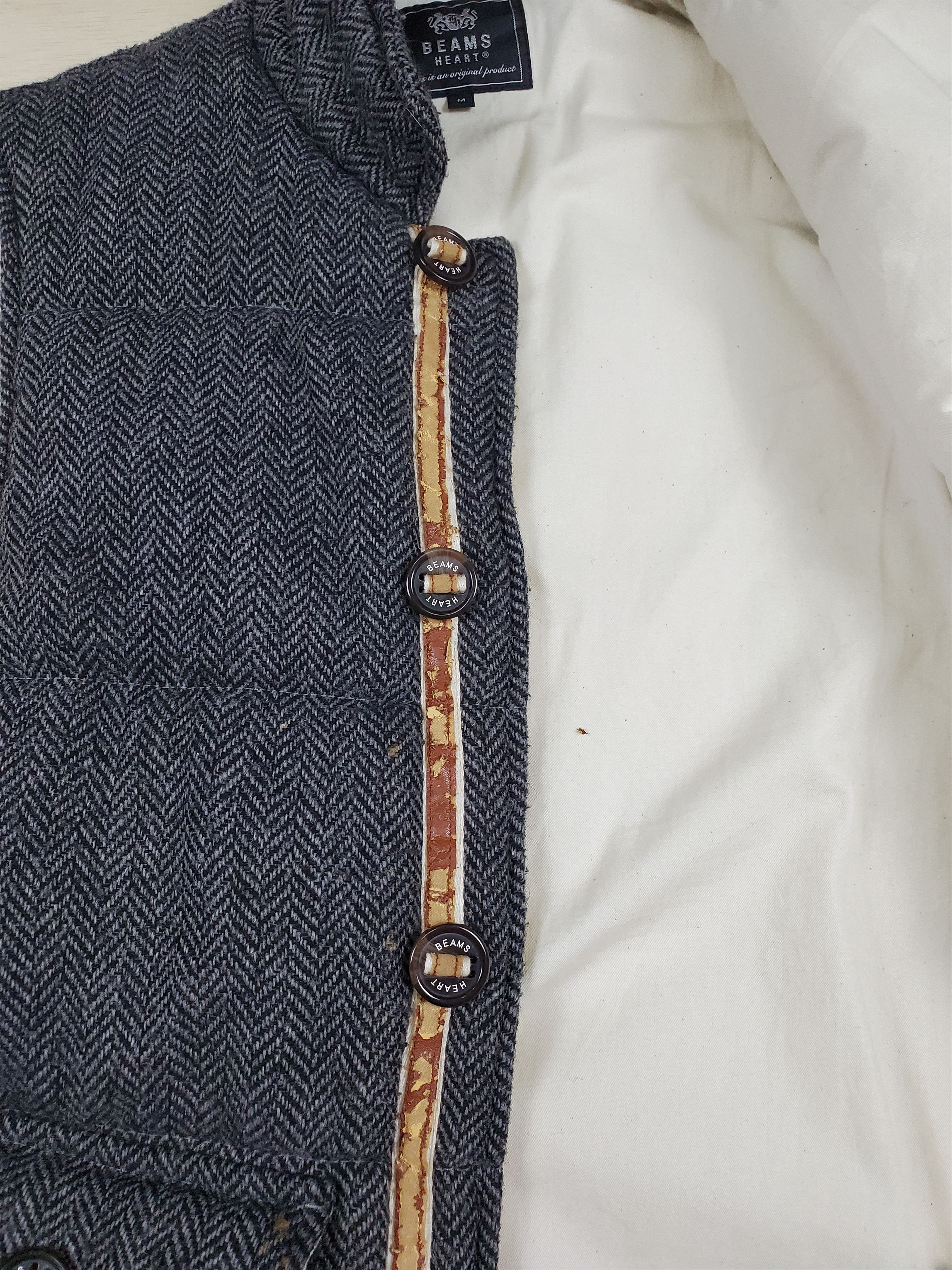 Beams Plus × Vintage Vintage Beams Heart Vest Wool Size US S / EU 44-46 / 1 - 7 Thumbnail