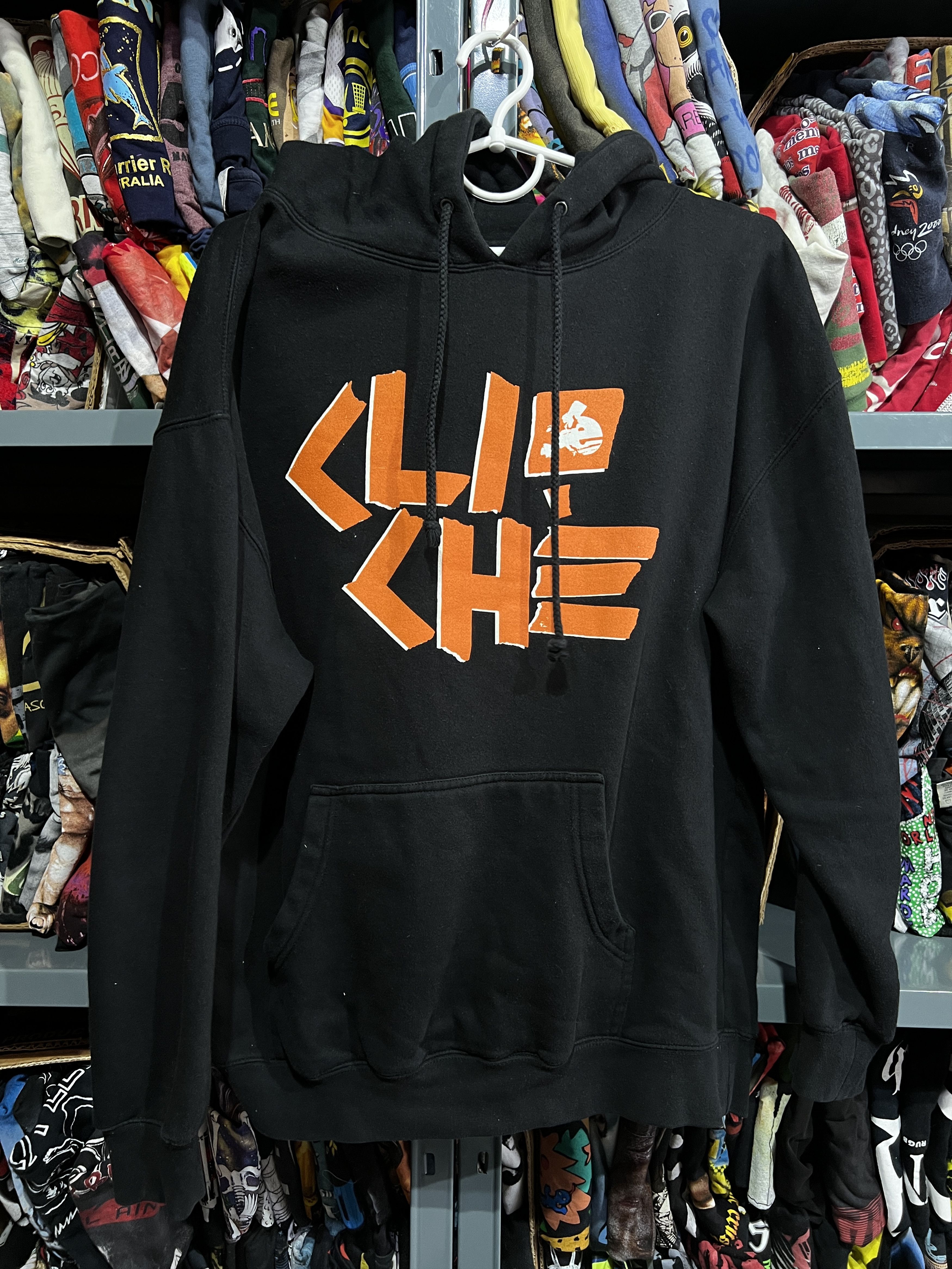 vintage skate cliche skateboards hoodie size L