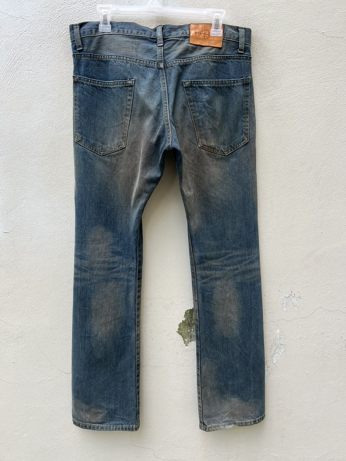If Six Was Nine × Japanese Brand × Le Grande Bleu (L.G.B.) EVERY DENIM Japan Mud Washed Denim Flare Jeans Size US 34 / EU 50 - 14 Thumbnail