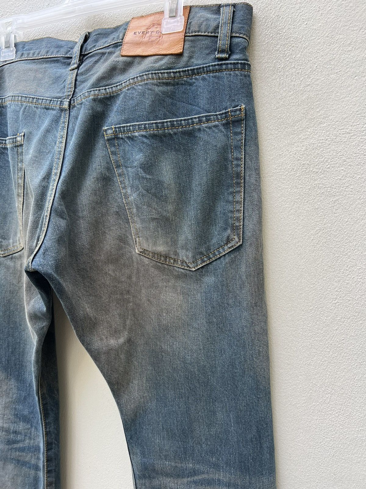 If Six Was Nine × Japanese Brand × Le Grande Bleu (L.G.B.) EVERY DENIM Japan Mud Washed Denim Flare Jeans Size US 34 / EU 50 - 17 Thumbnail