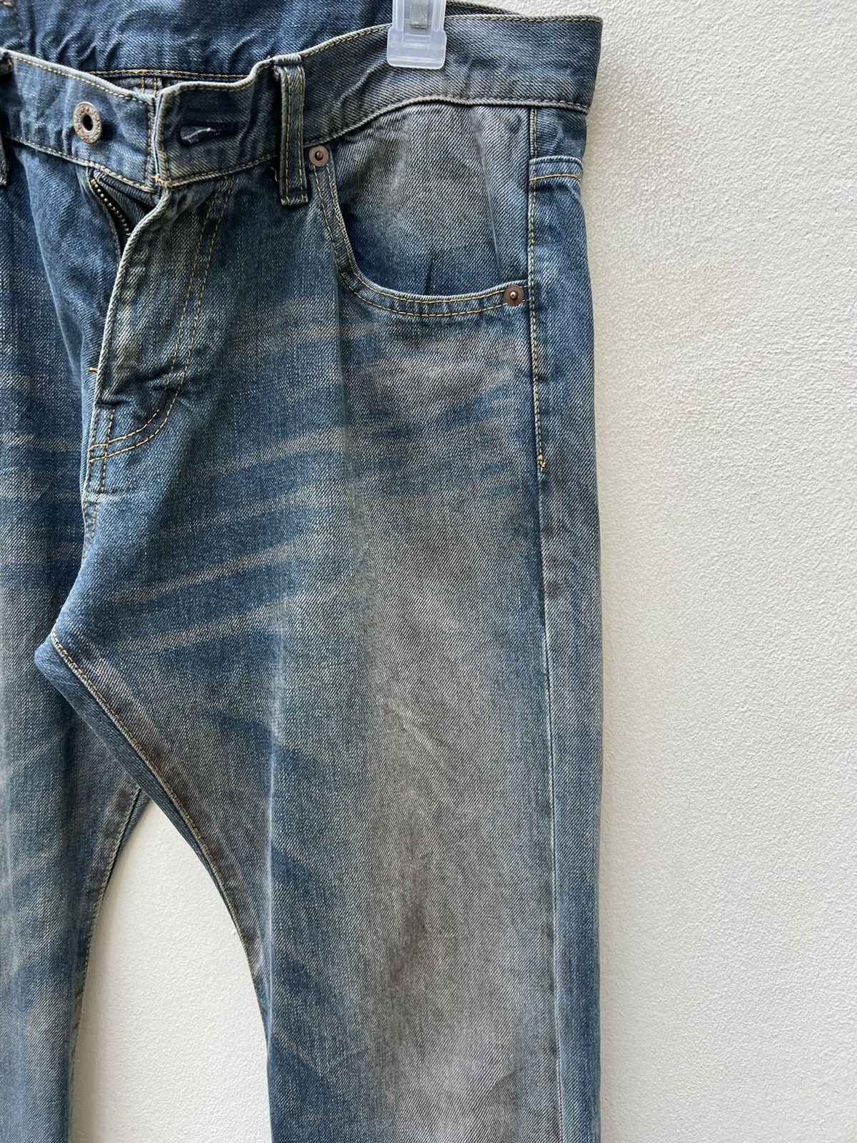 If Six Was Nine × Japanese Brand × Le Grande Bleu (L.G.B.) EVERY DENIM Japan Mud Washed Denim Flare Jeans Size US 34 / EU 50 - 10 Thumbnail
