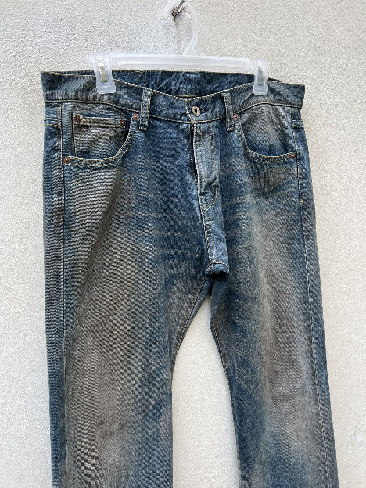 If Six Was Nine × Japanese Brand × Le Grande Bleu (L.G.B.) EVERY DENIM Japan Mud Washed Denim Flare Jeans Size US 34 / EU 50 - 7 Thumbnail