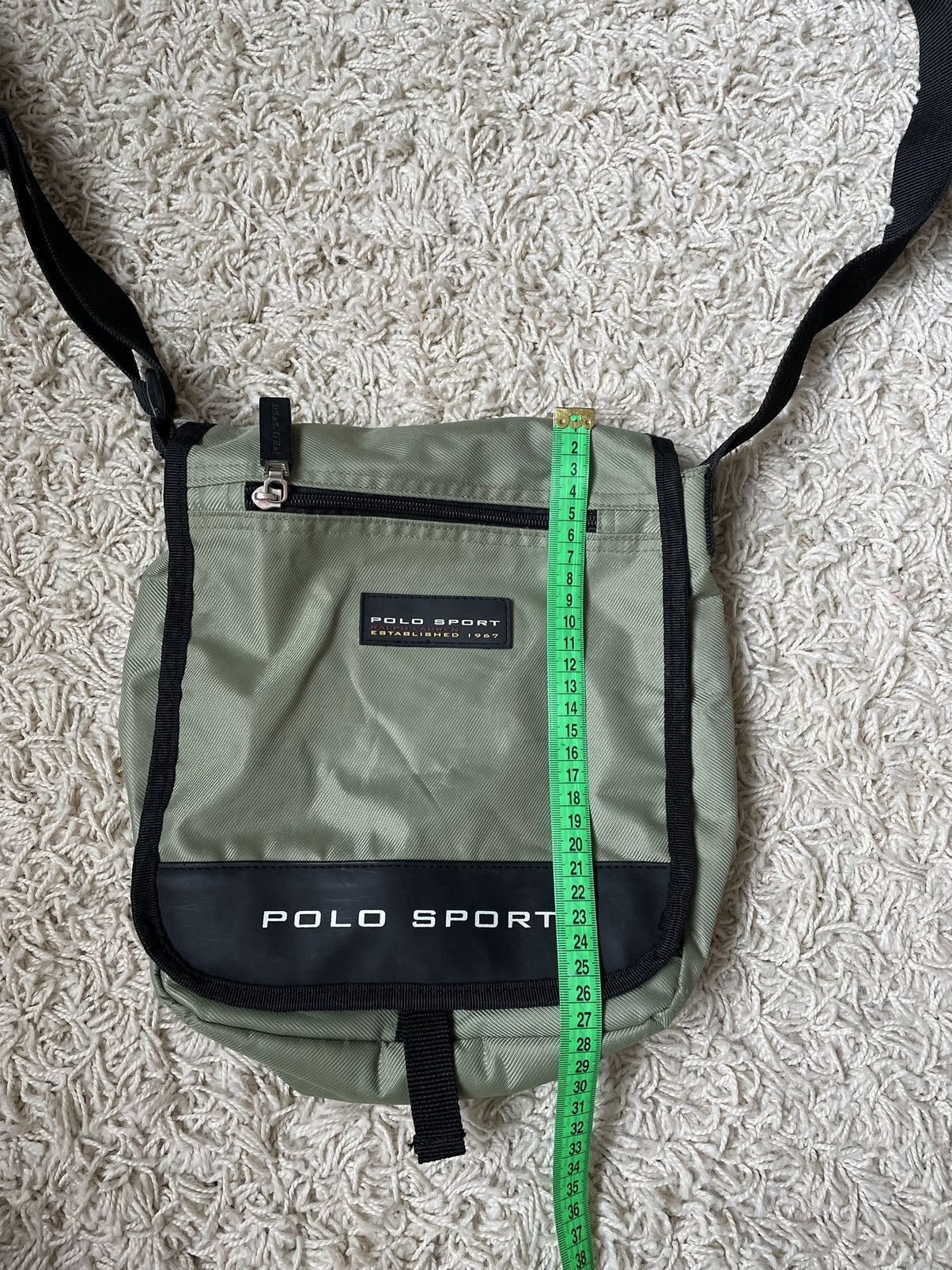 Polo Ralph Lauren Vintage Polo Sport Ralph Lauren 2000s Messenger Bag y2k Size ONE SIZE - 20 Thumbnail