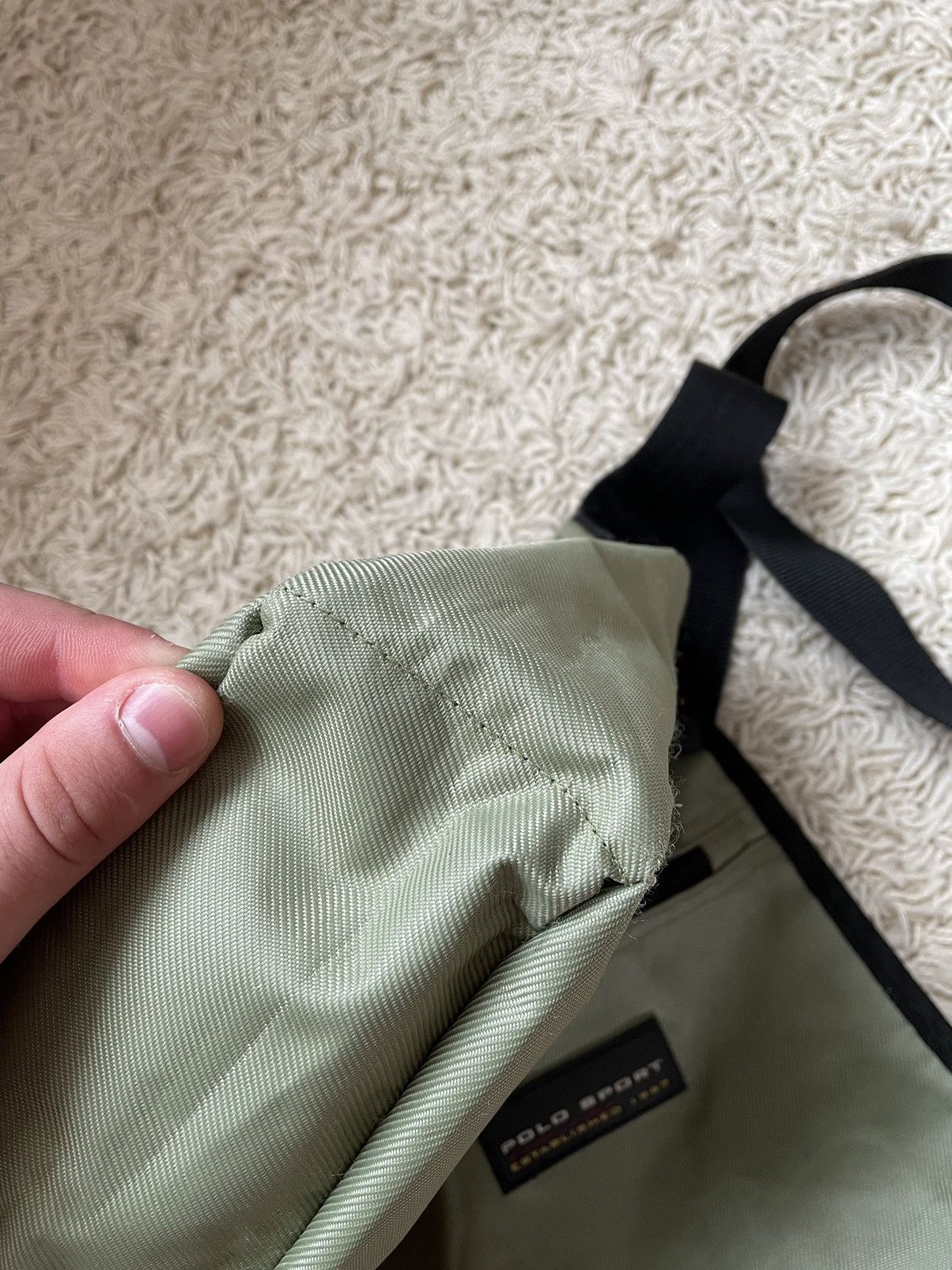 Polo Ralph Lauren Vintage Polo Sport Ralph Lauren 2000s Messenger Bag y2k Size ONE SIZE - 14 Thumbnail