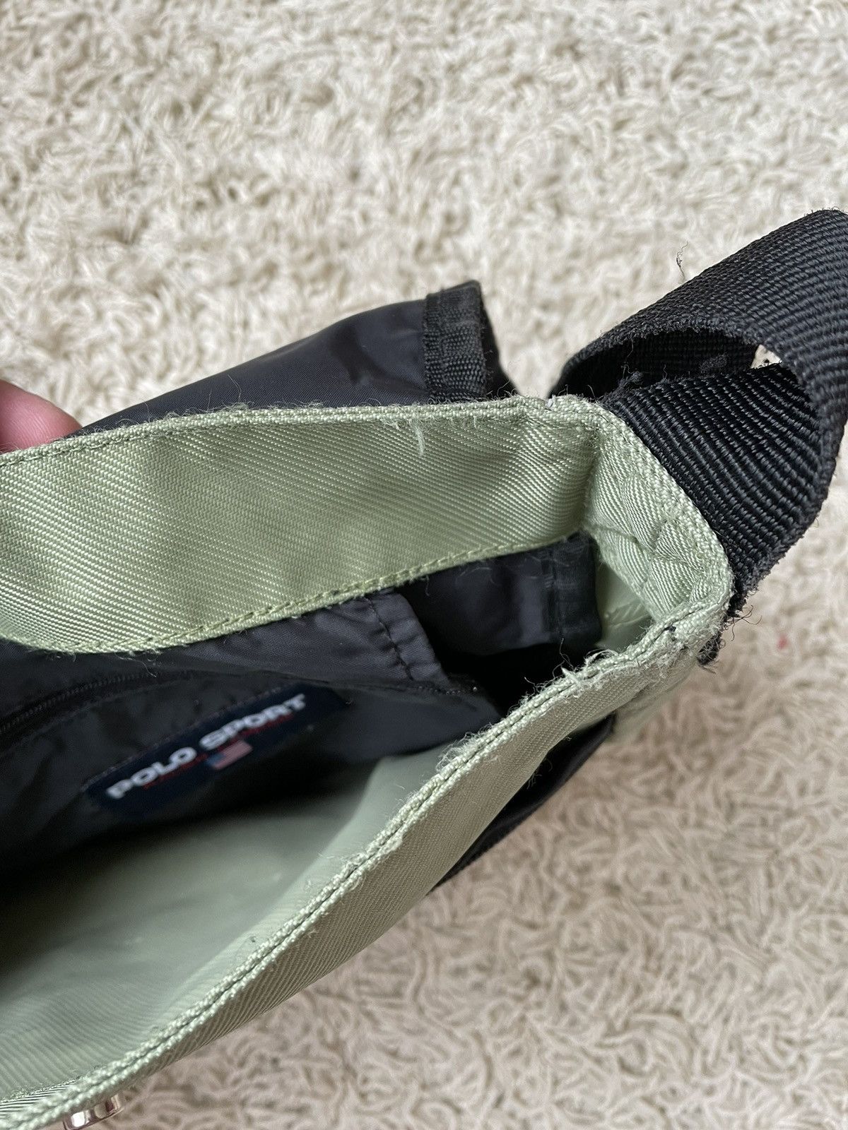 Polo Ralph Lauren Vintage Polo Sport Ralph Lauren 2000s Messenger Bag y2k Size ONE SIZE - 7 Thumbnail