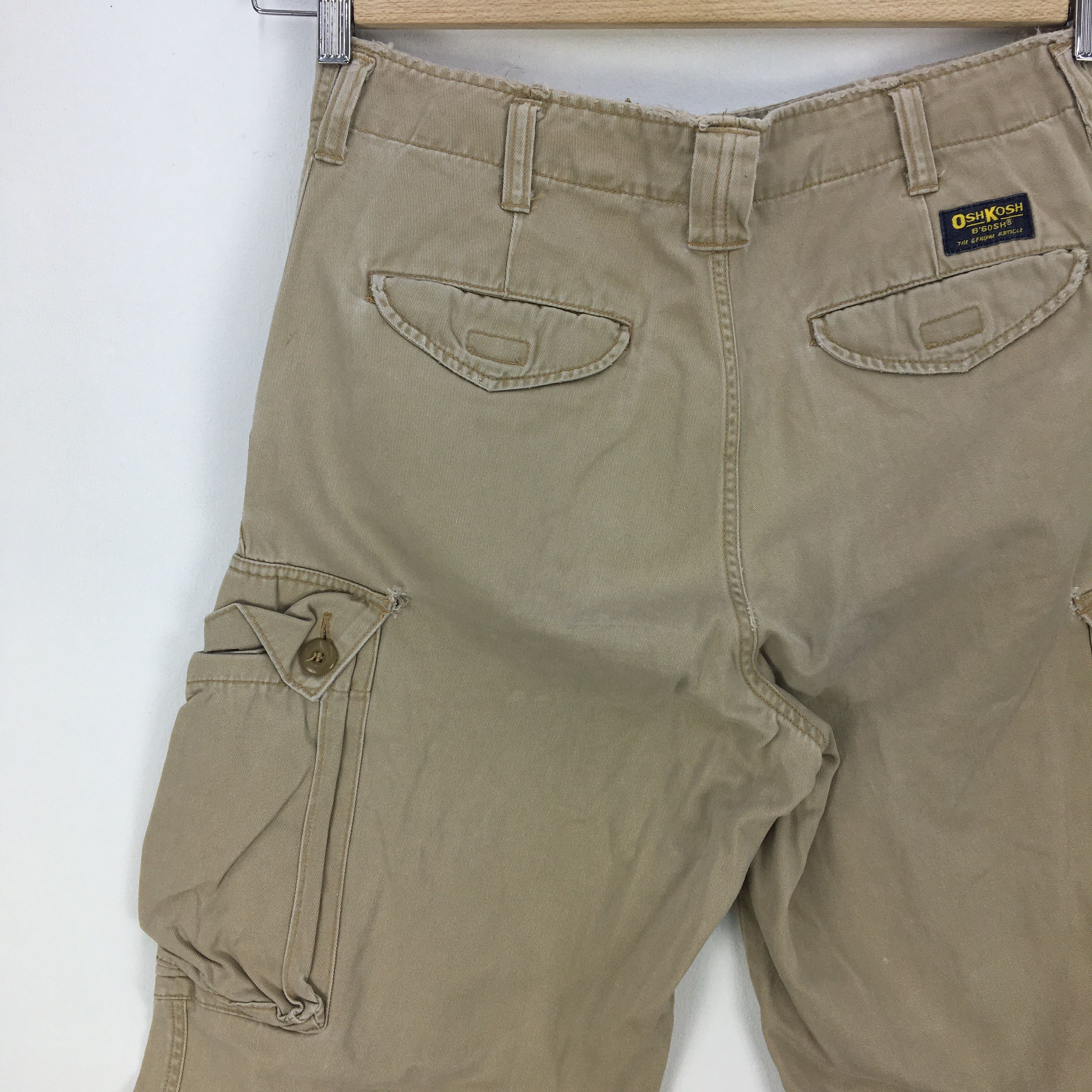 Oshkosh × Vintage Japanese Cargo Pants Multi Pocket Bondage Trousers BS45563 Size US 30 / EU 46 - 8 Thumbnail