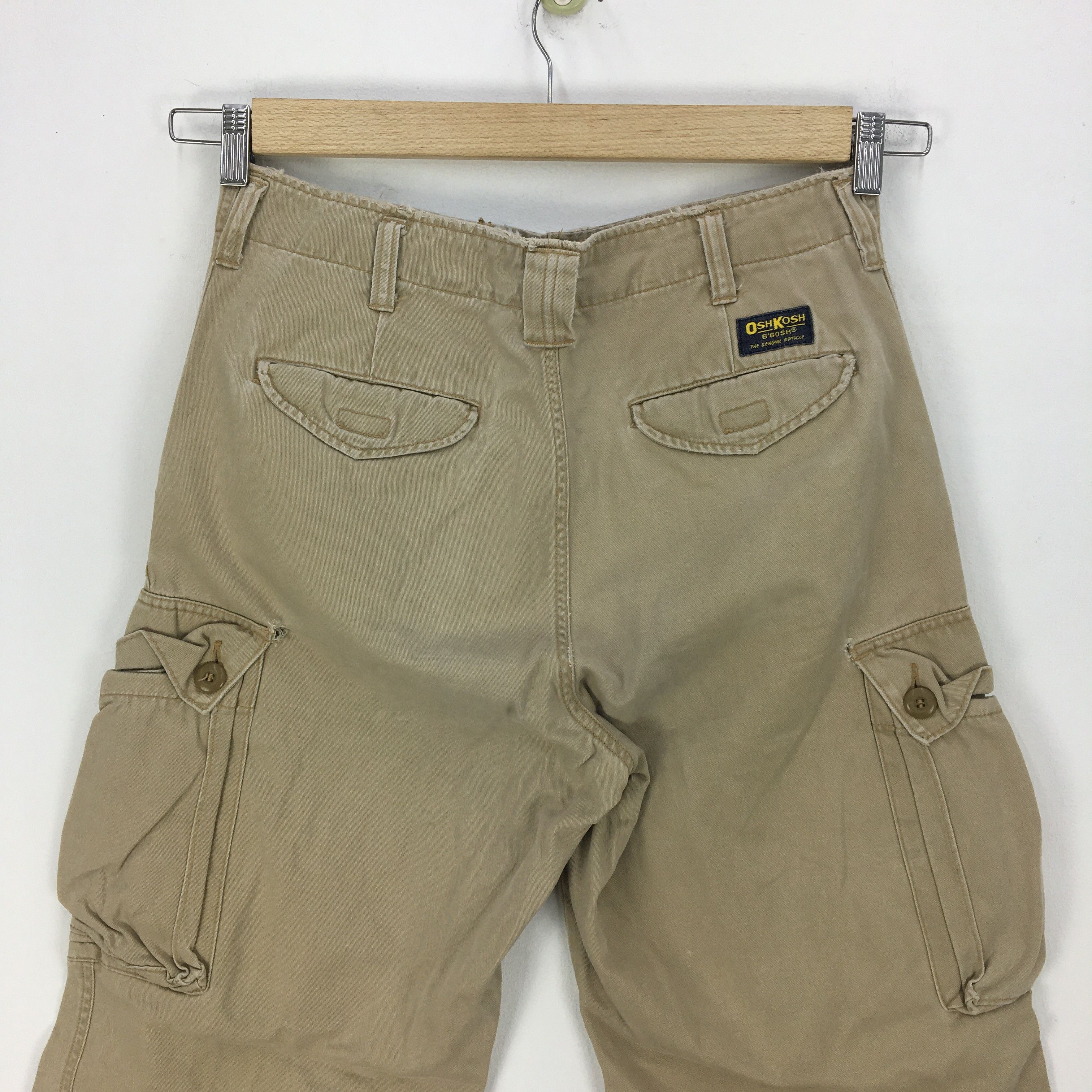 Oshkosh × Vintage Japanese Cargo Pants Multi Pocket Bondage Trousers BS45563 Size US 30 / EU 46 - 4 Thumbnail