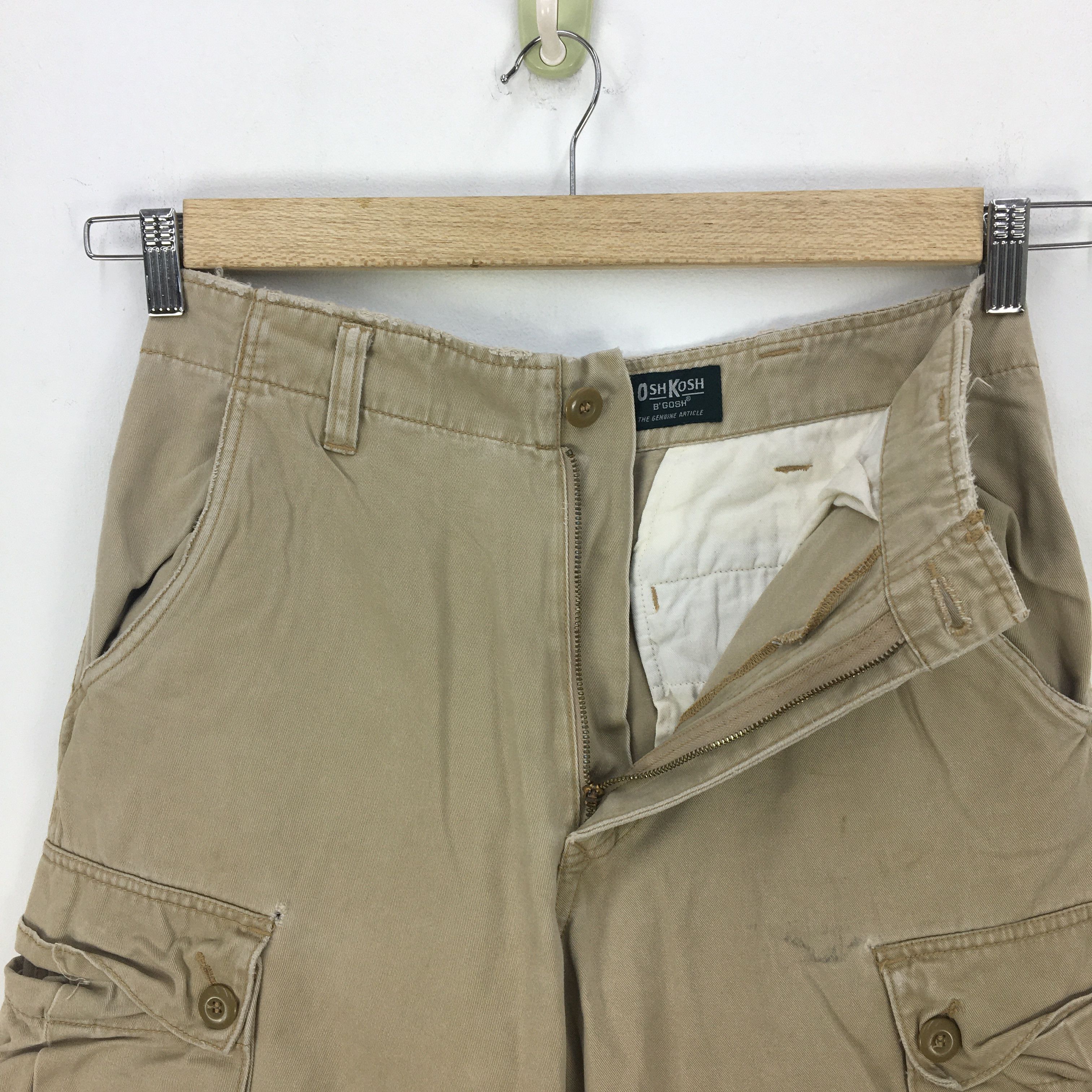 Oshkosh × Vintage Japanese Cargo Pants Multi Pocket Bondage Trousers BS45563 Size US 30 / EU 46 - 10 Thumbnail