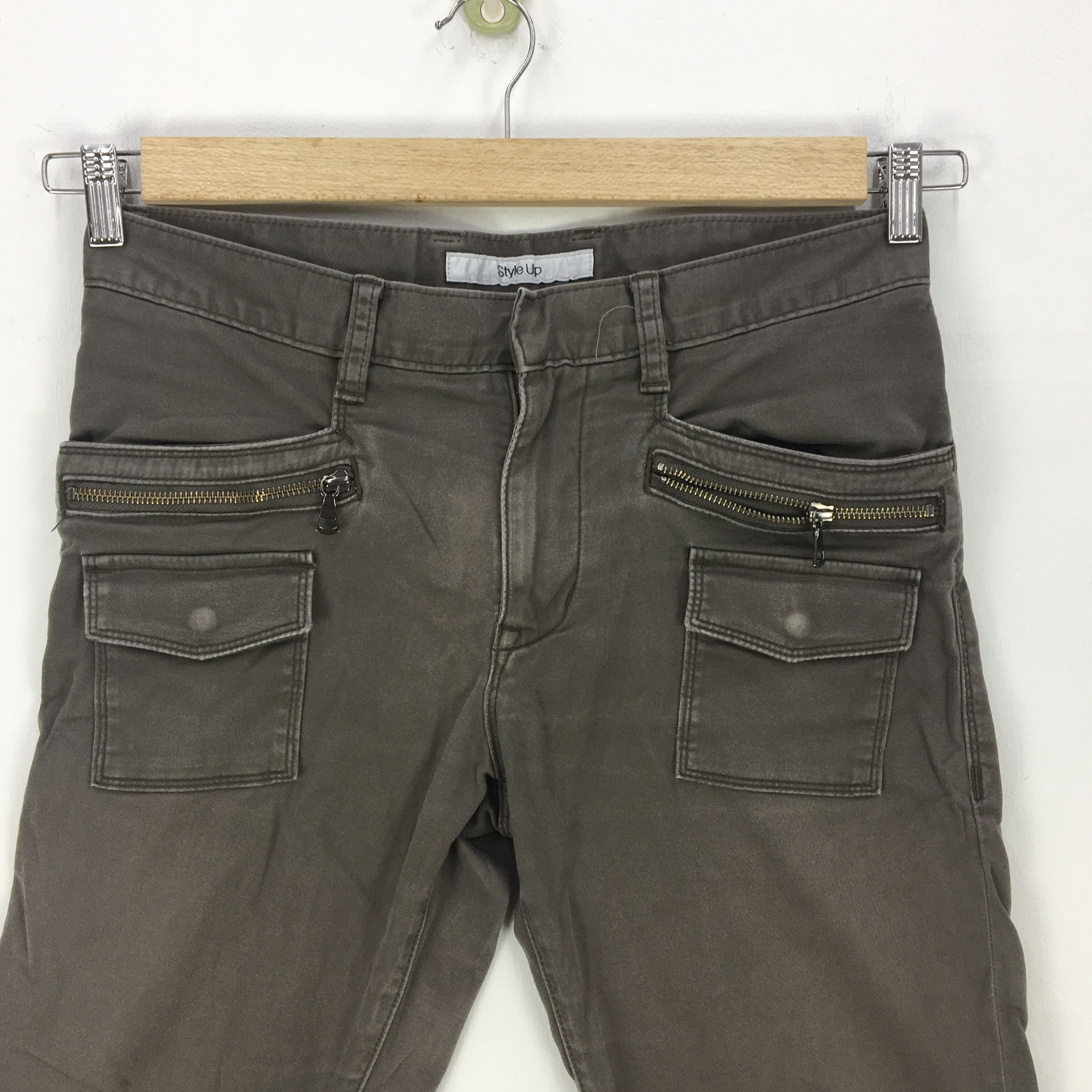 Japanese Brand × Vintage Japanese Cargo Pants Crazy Multi Pocket Travis Trousers Size US 32 / EU 48 - 3 Thumbnail