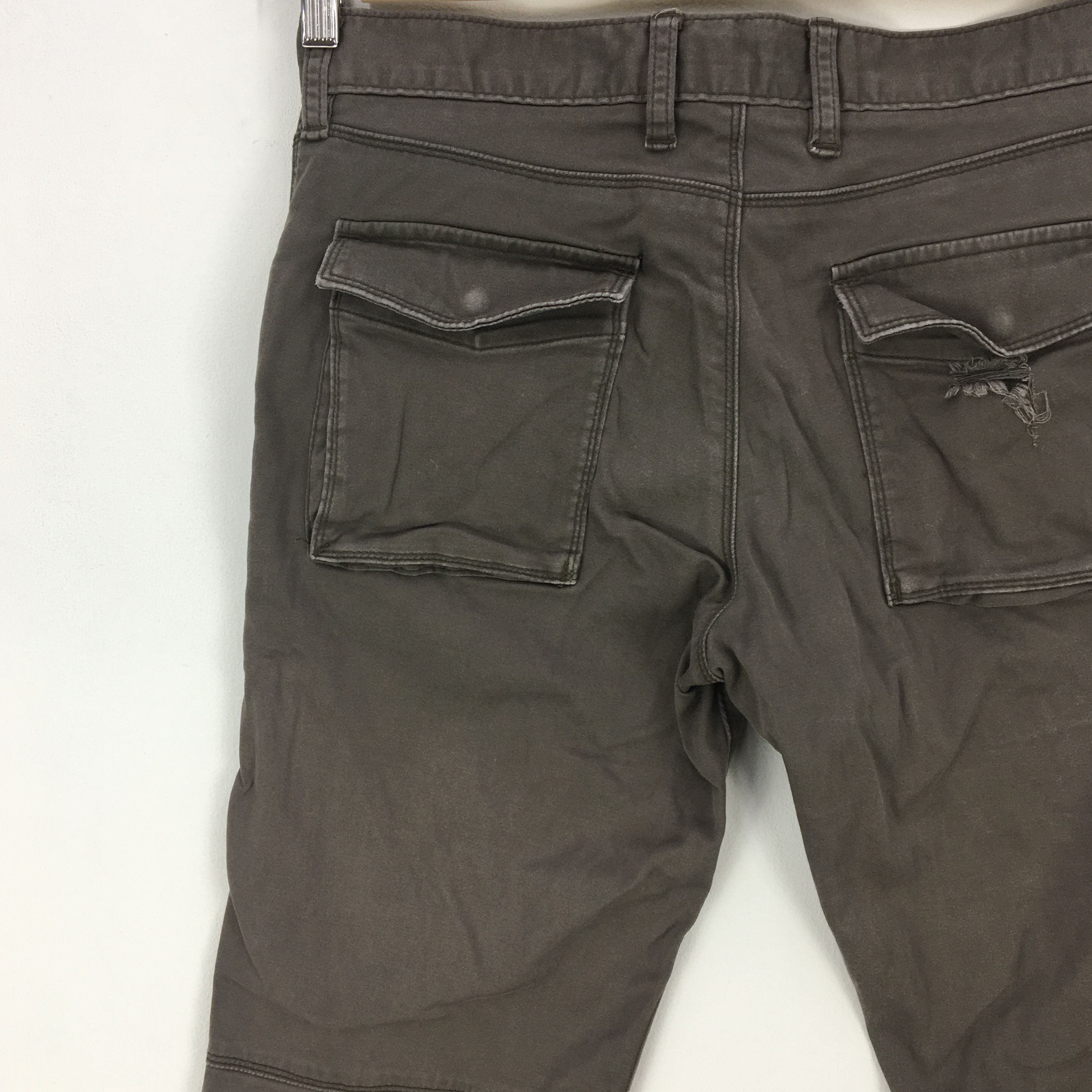 Japanese Brand × Vintage Japanese Cargo Pants Crazy Multi Pocket Travis Trousers Size US 32 / EU 48 - 6 Thumbnail