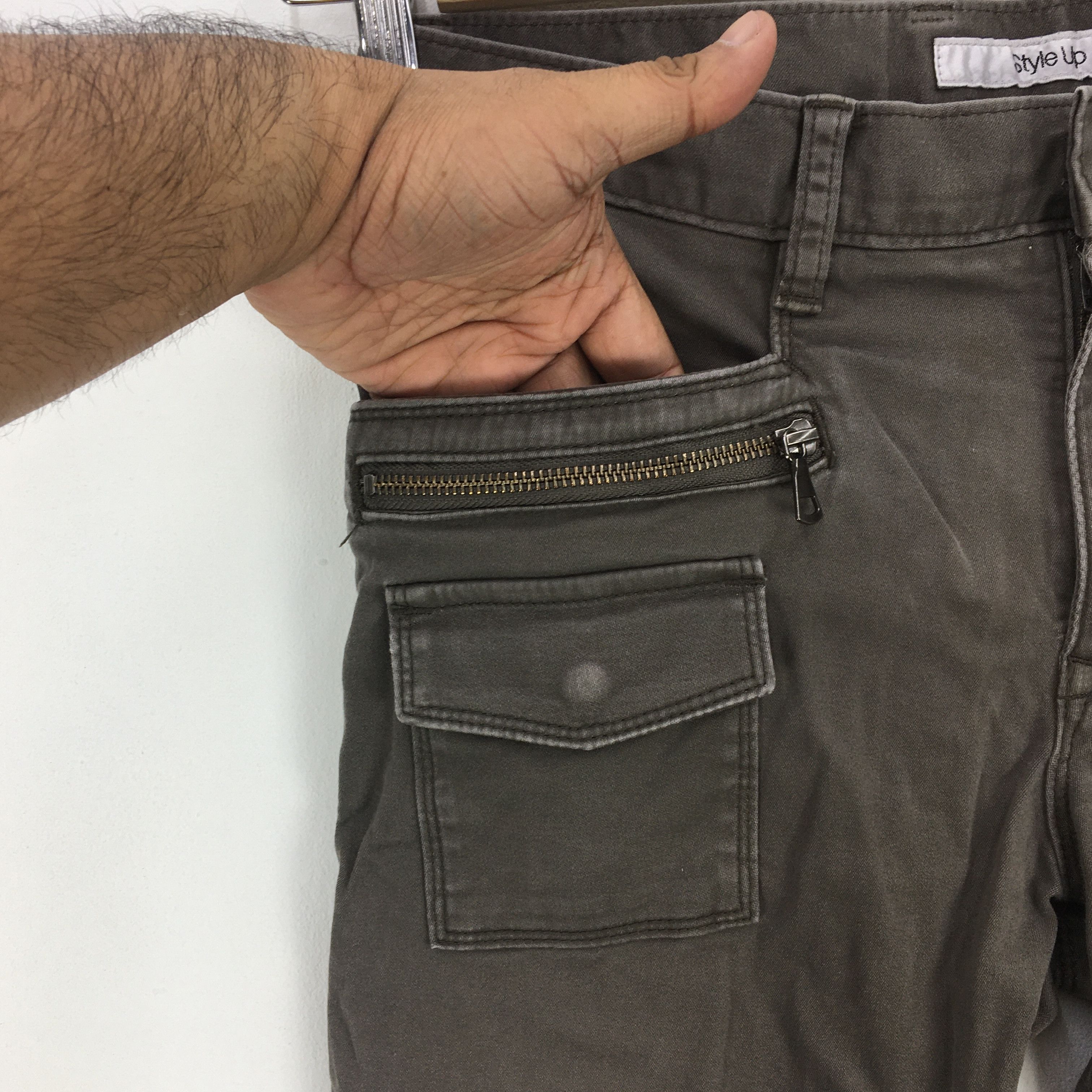 Japanese Brand × Vintage Japanese Cargo Pants Crazy Multi Pocket Travis Trousers Size US 32 / EU 48 - 10 Thumbnail