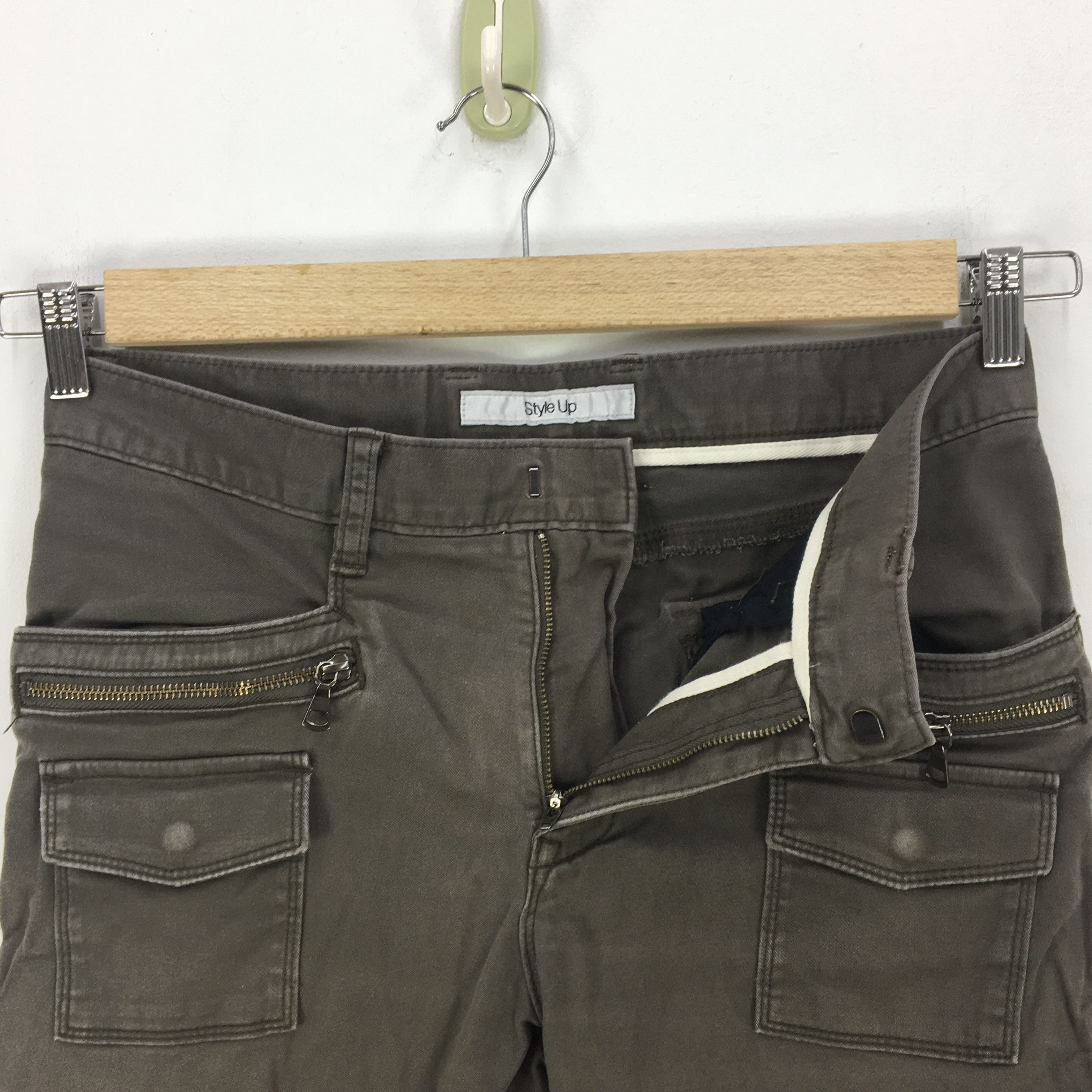 Japanese Brand × Vintage Japanese Cargo Pants Crazy Multi Pocket Travis Trousers Size US 32 / EU 48 - 9 Thumbnail