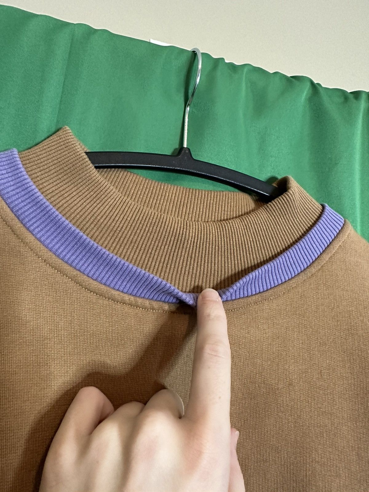 Martin Asbjorn S/S double mock neck cropped sweatshirt w tags Size US S / EU 44-46 / 1 - 5 Thumbnail