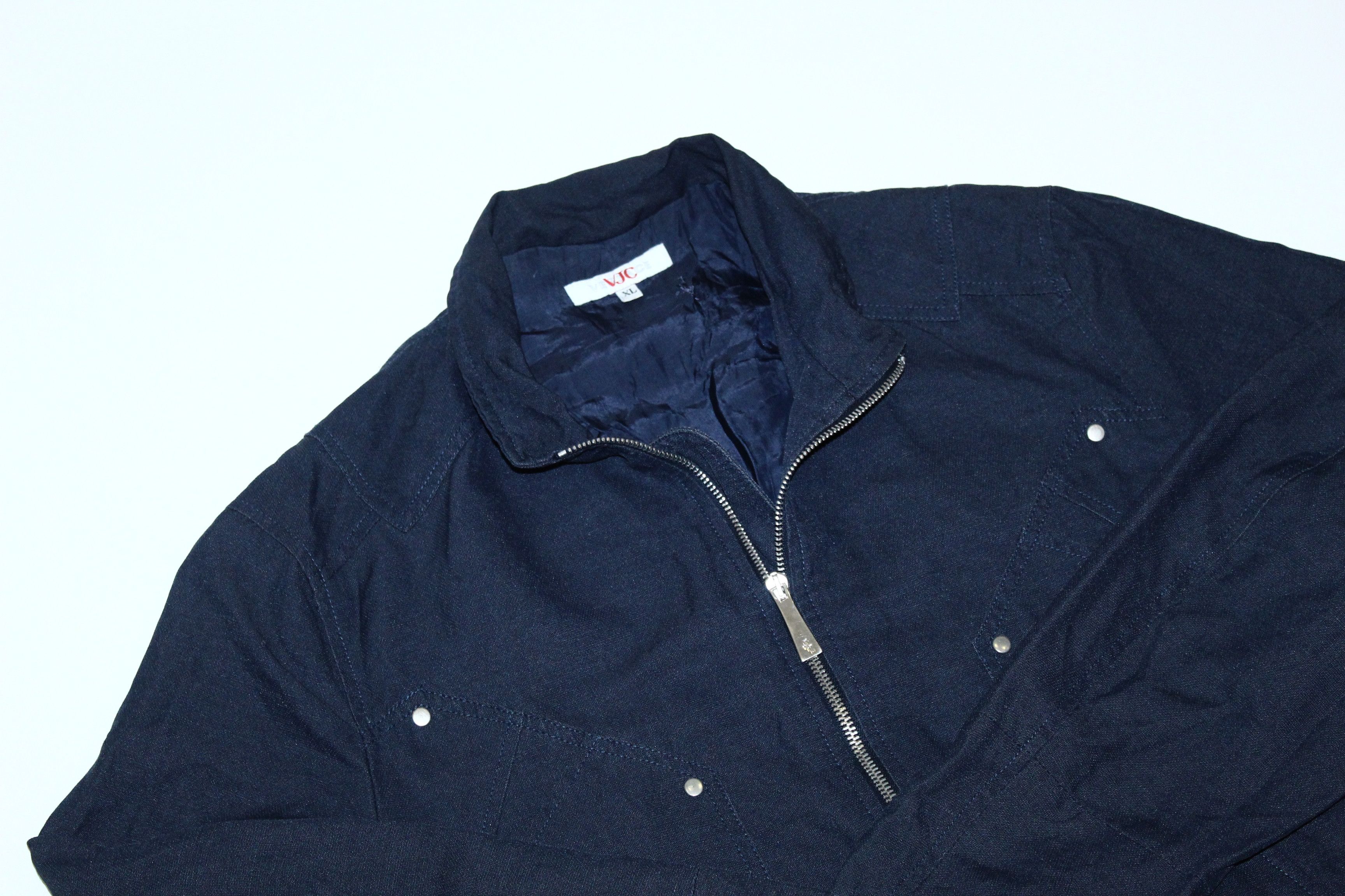Versace Vintage VJC Versace Collection Viscose Blend Bikers Jacket Size US M / EU 48-50 / 2 - 5 Thumbnail